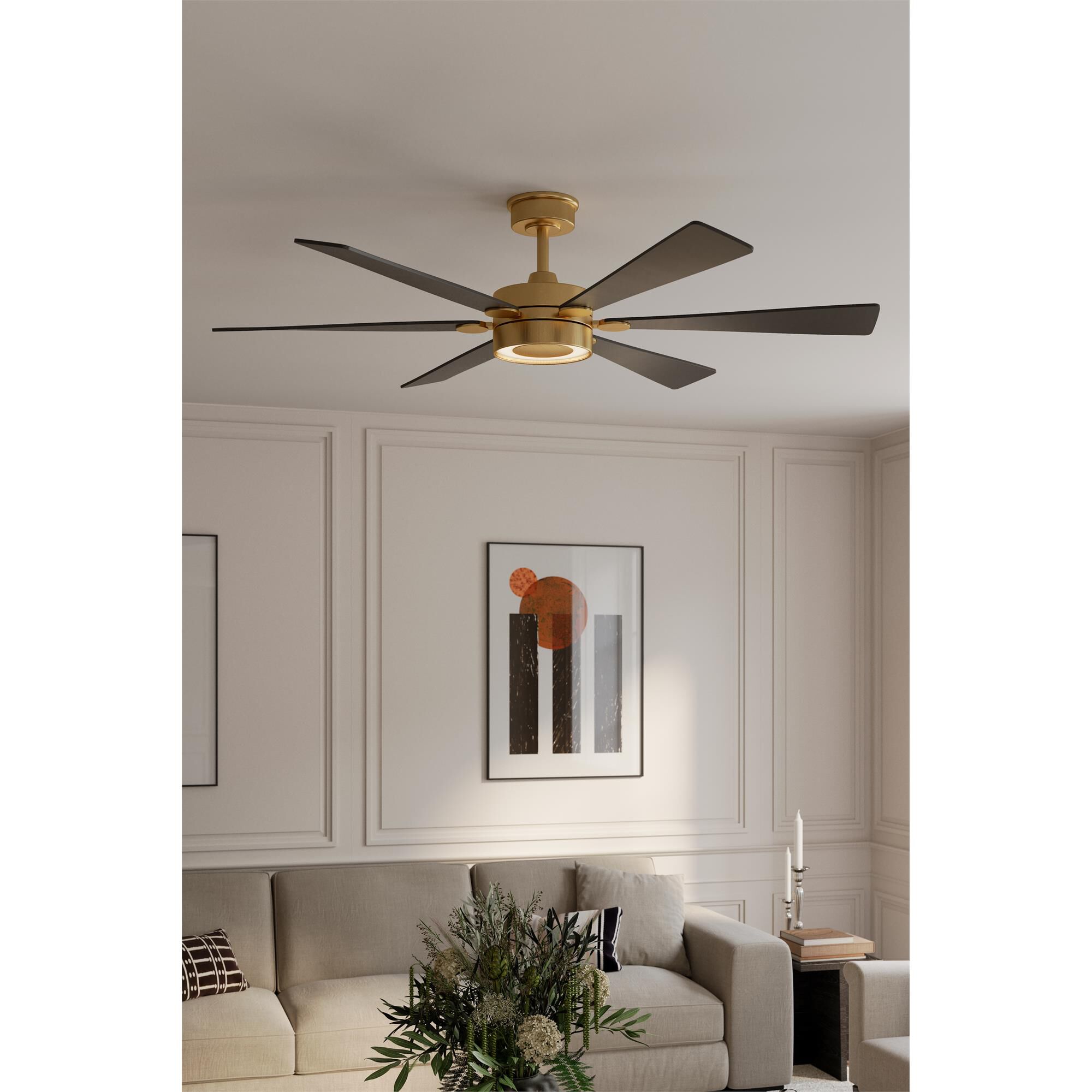 Shown in Heritage Brass finish and Etched Lens glass