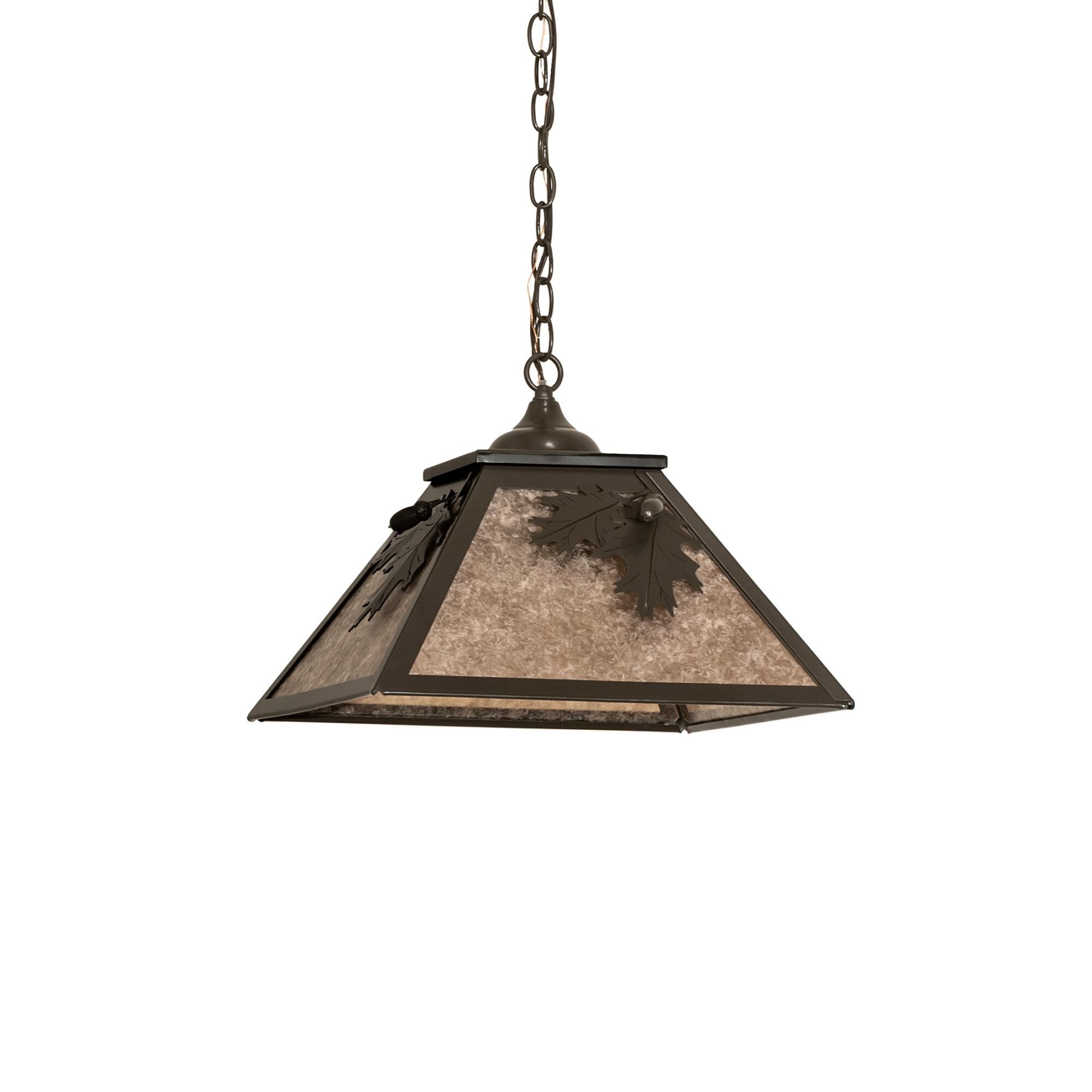 Oak Leaf and Acorn 22 Inch Large Pendant by Meyda Lighting