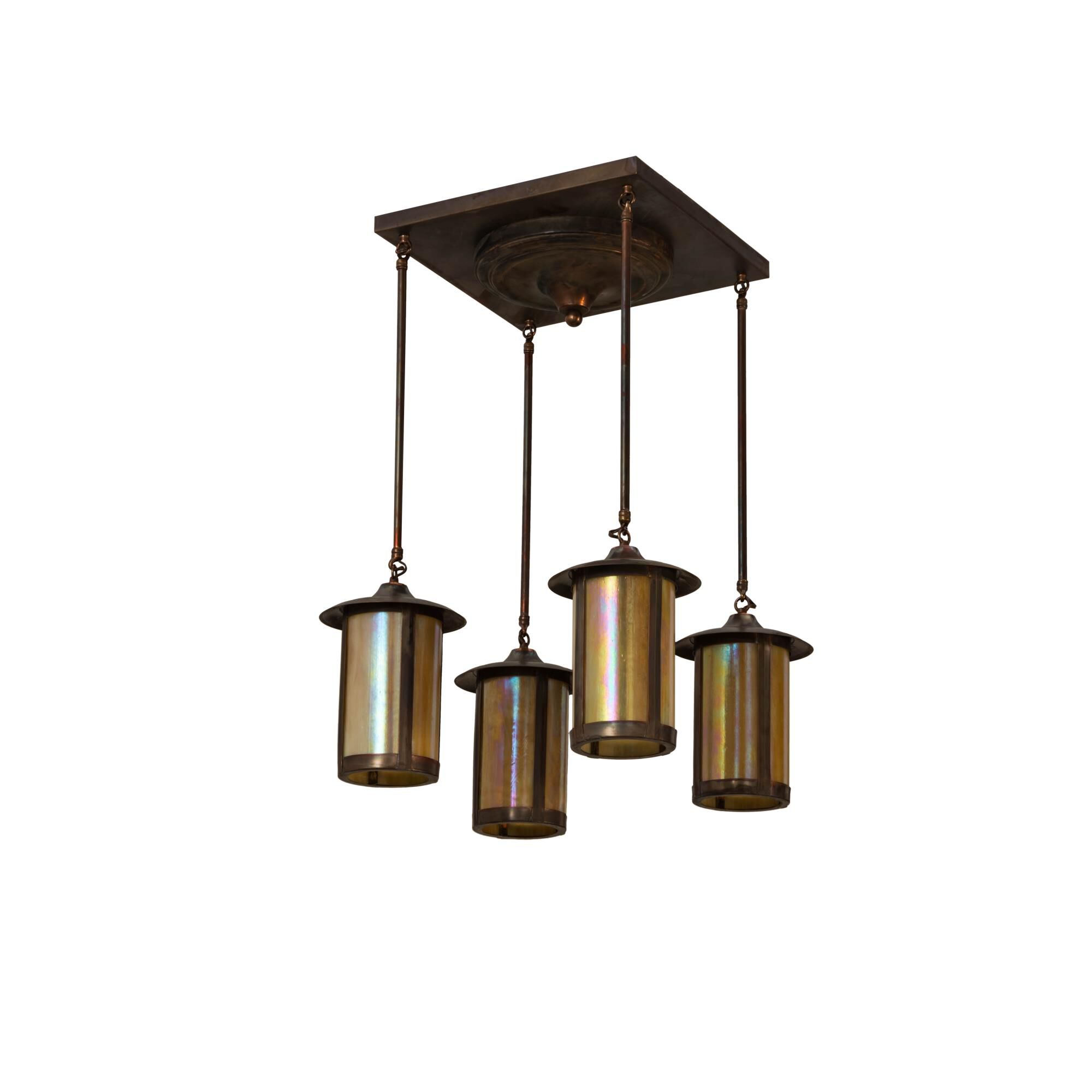 Fulton 28 Inch 4 Light Multi Light Pendant by Meyda Lighting