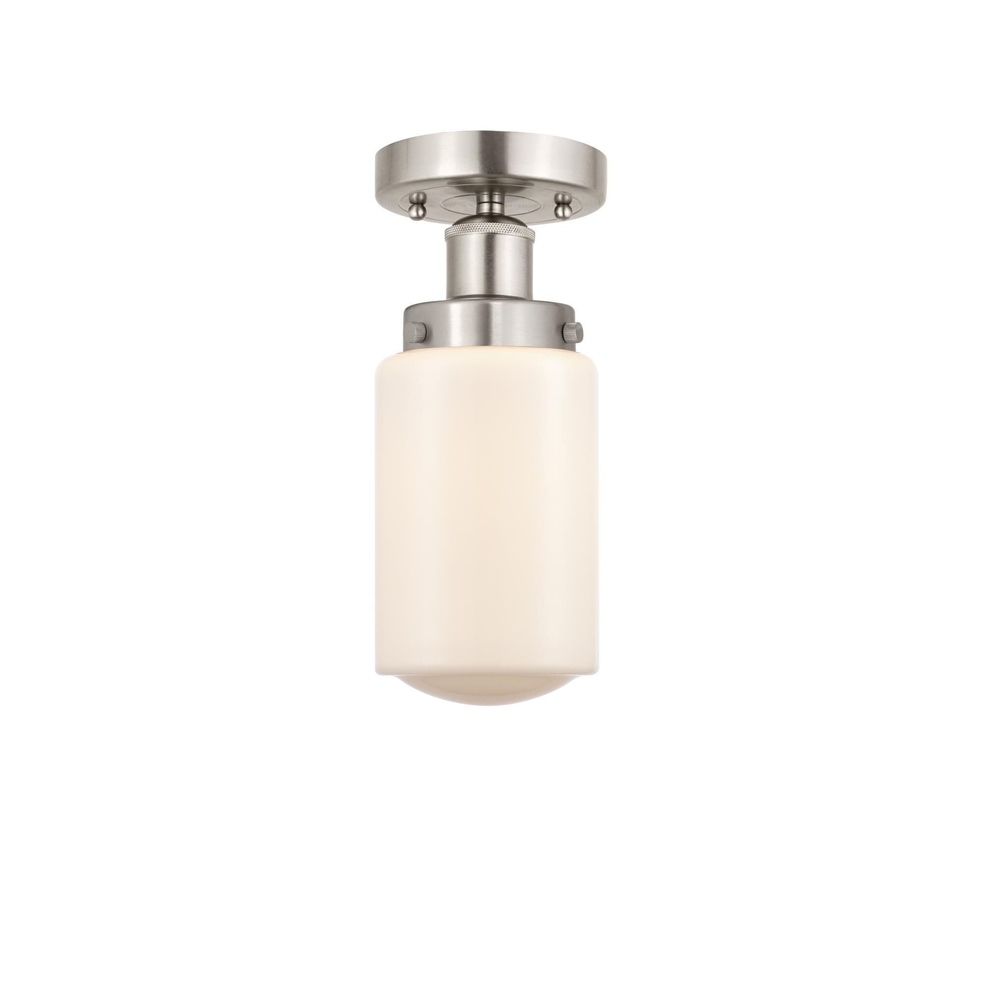 Bruno Marashlian Dover 6 Inch 1 Light Semi Flush Mount by Innovations Lighting