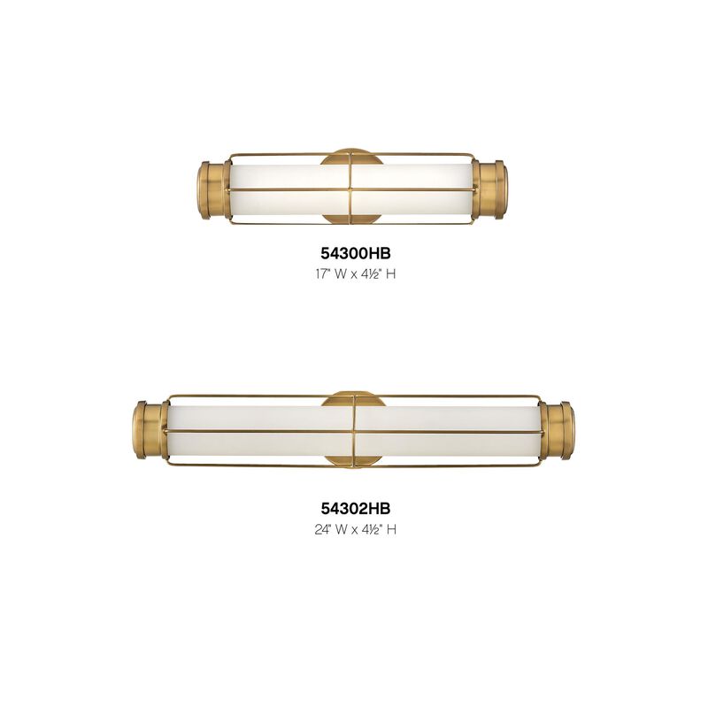 Saylor 24 Inch 2 Light Bath Vanity Light by Hinkley