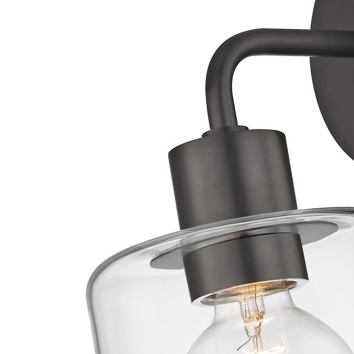 Shown in Old Bronze finish and Opal Etched glass