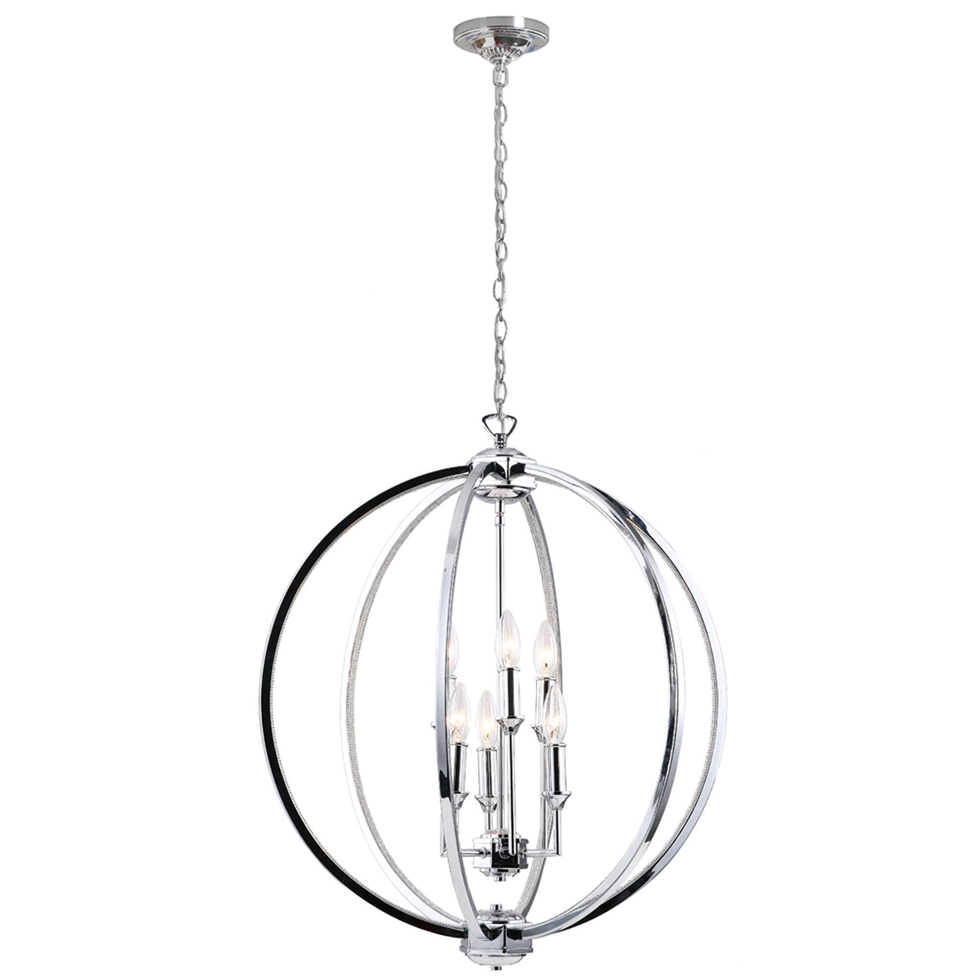 Karland 24 Inch 6 Light Chandelier by Dainolite