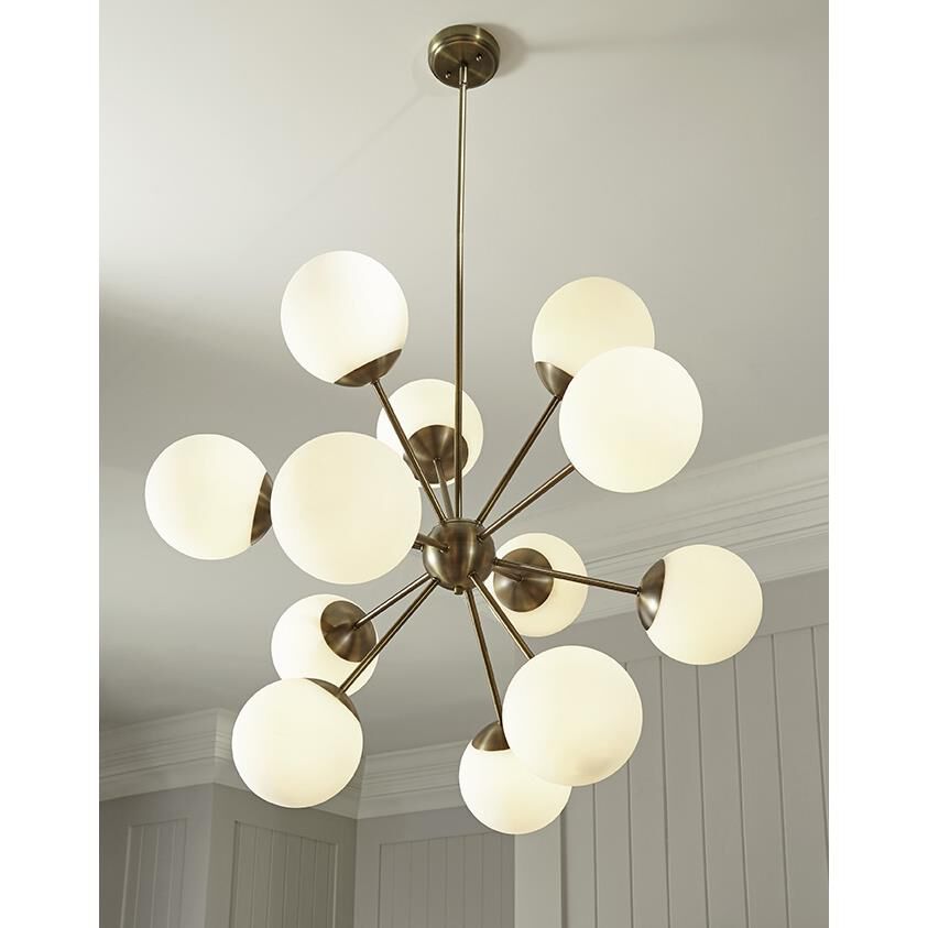 Solea 40 Inch 12 Light Chandelier by Trend Lighting