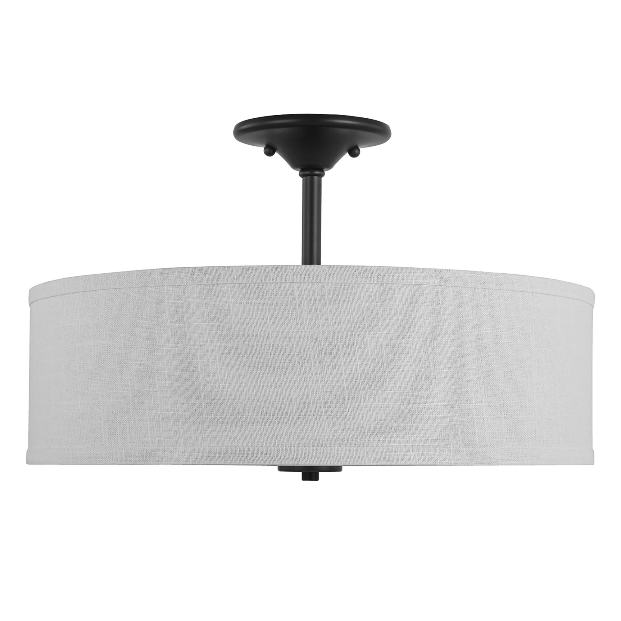 Inspire 18 Inch 3 Light Semi Flush Mount by Progress Lighting