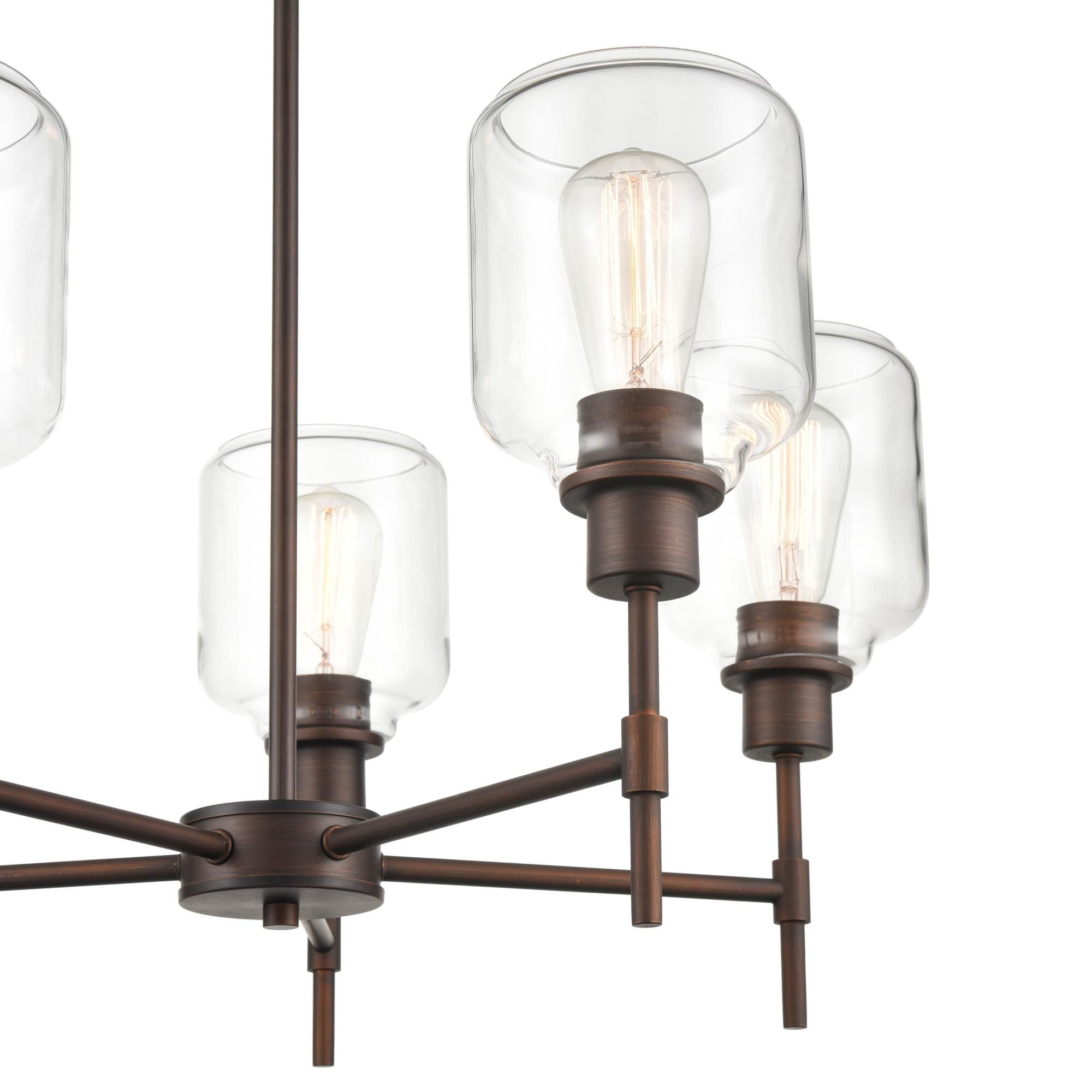 Asheville 25 Inch 5 Light Chandelier by Millennium Lighting