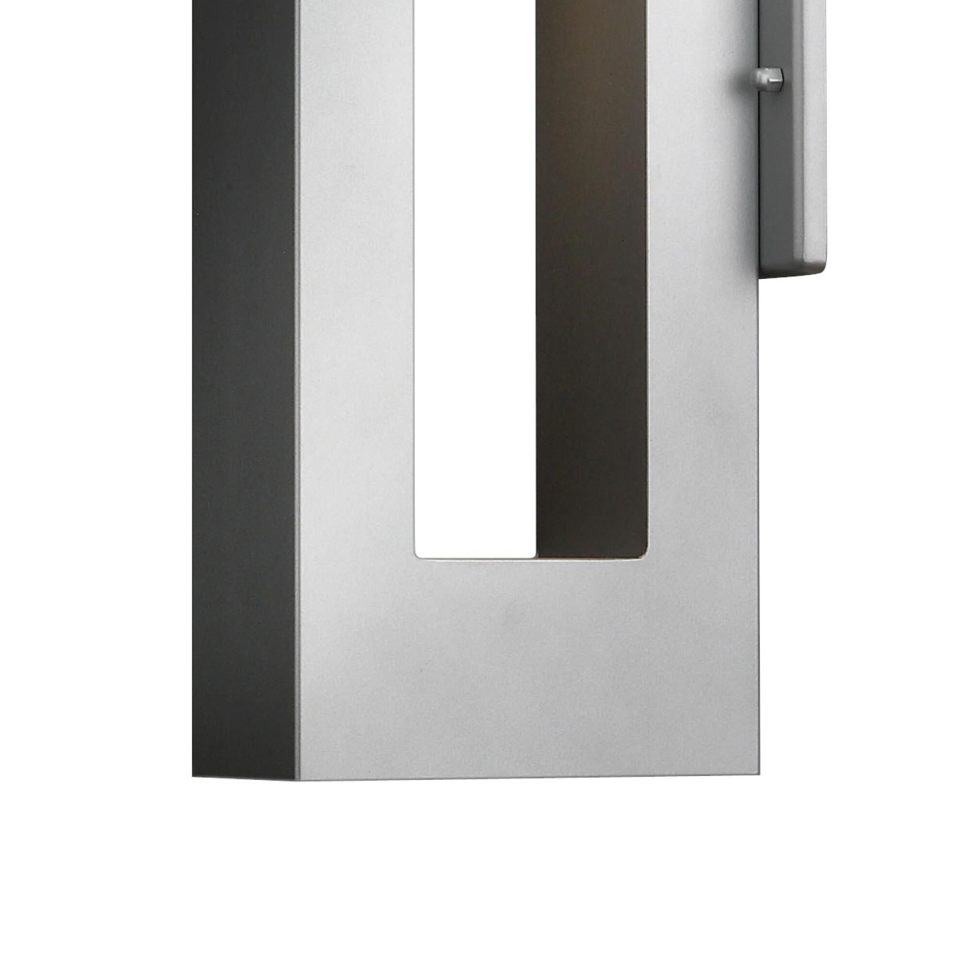 Shown in Titanium finish and Etched Lens glass