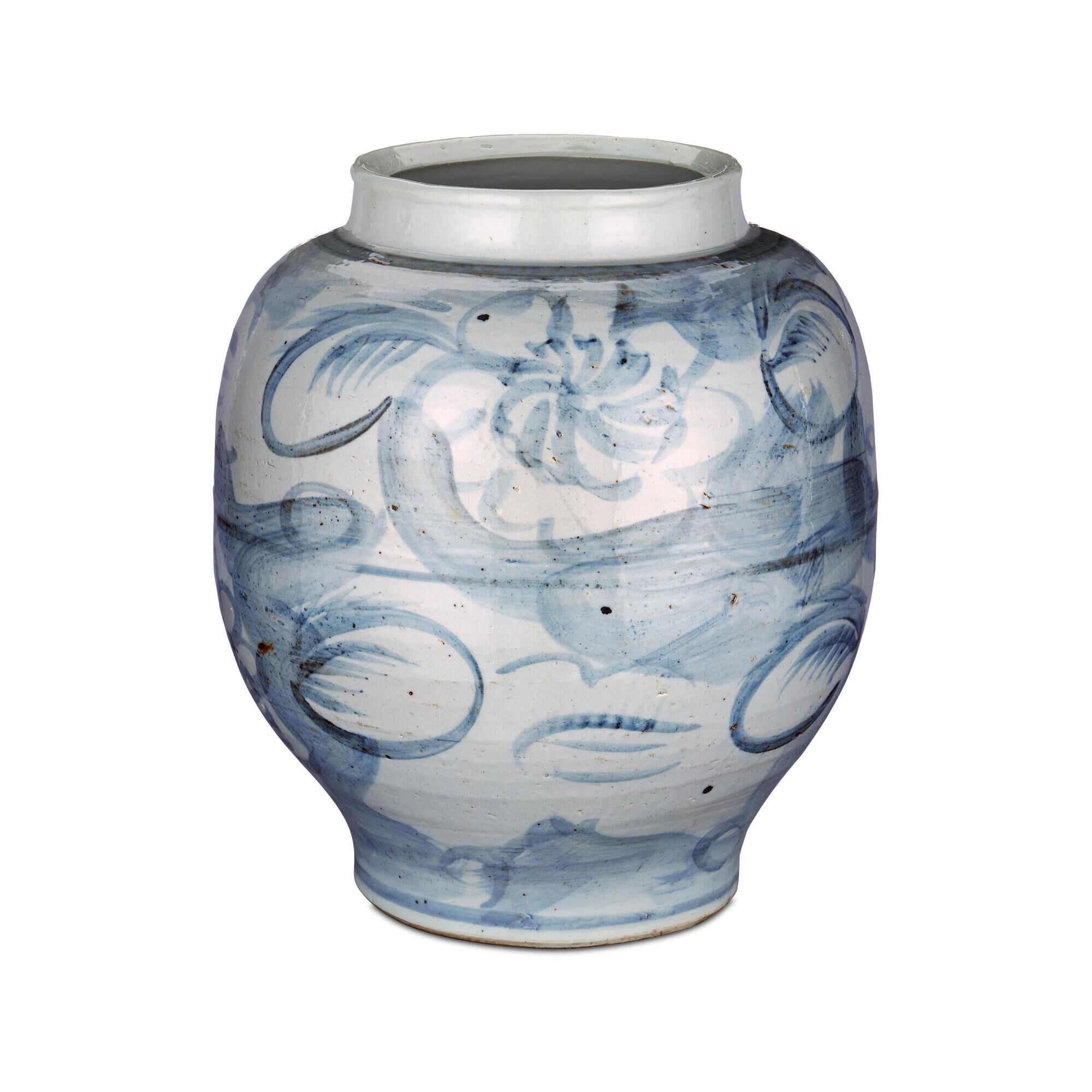 Ming-Style Countryside Vase-Urn by Currey and Company