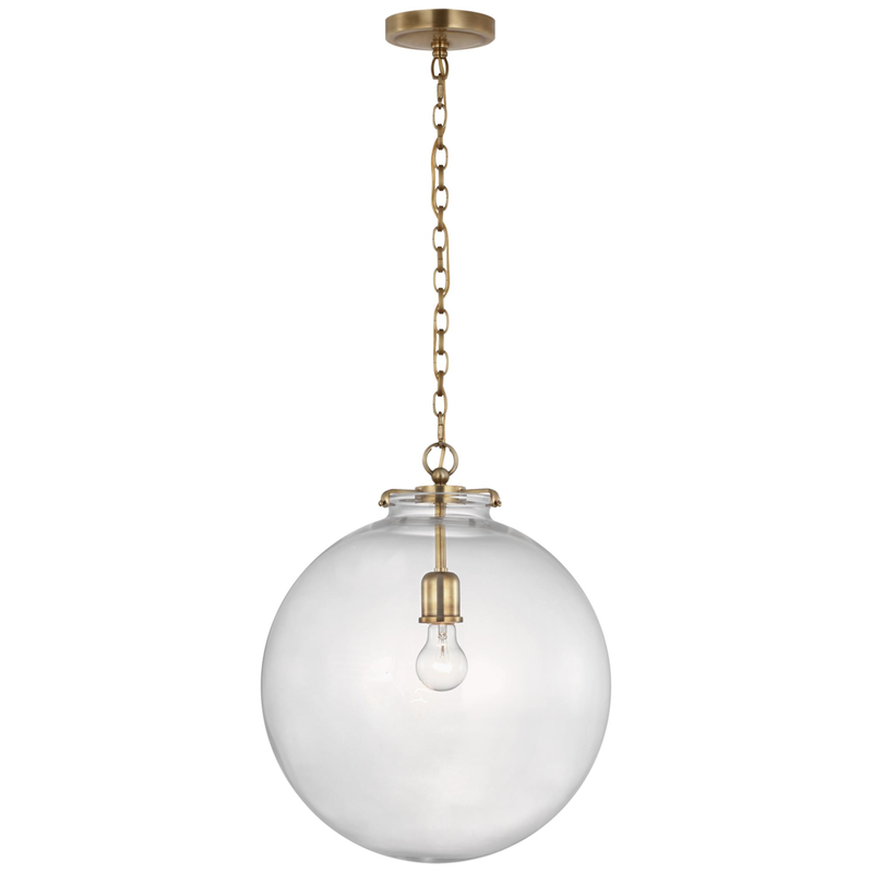 Visual Comfort Signature Collection Thomas O'Brien Katie 16 Inch LED Large Pendant
