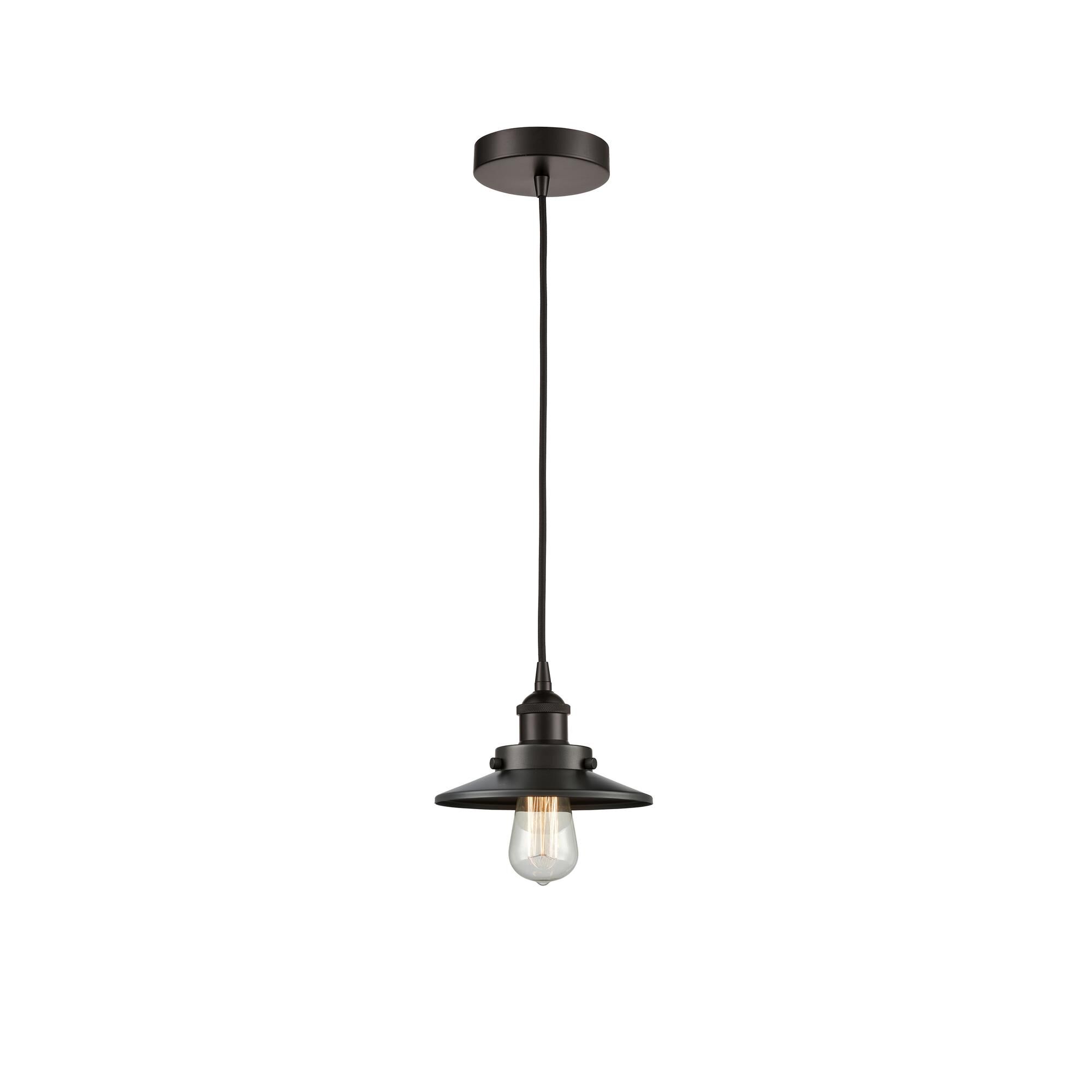 Shown in Oil Rubbed Bronze finish and Oil Rubbed Bronze shade
