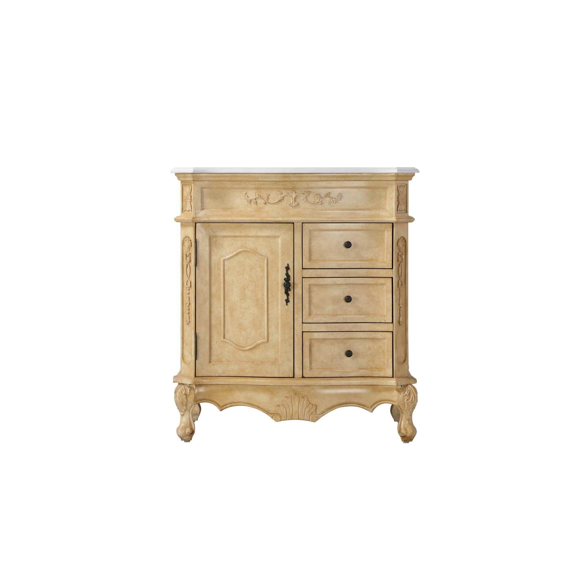 Shown in Antique Beige finish