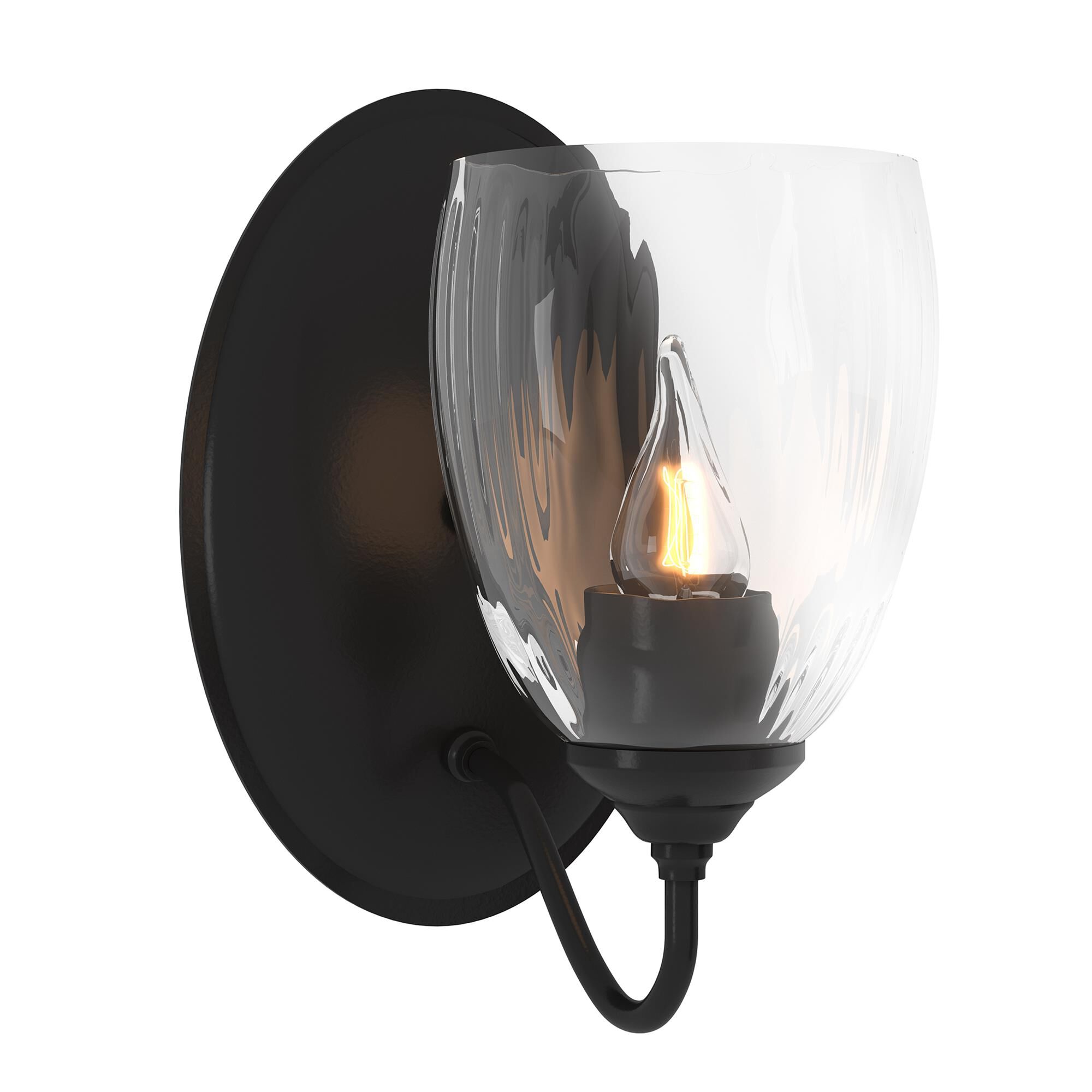 Shown in Black finish and Water glass
