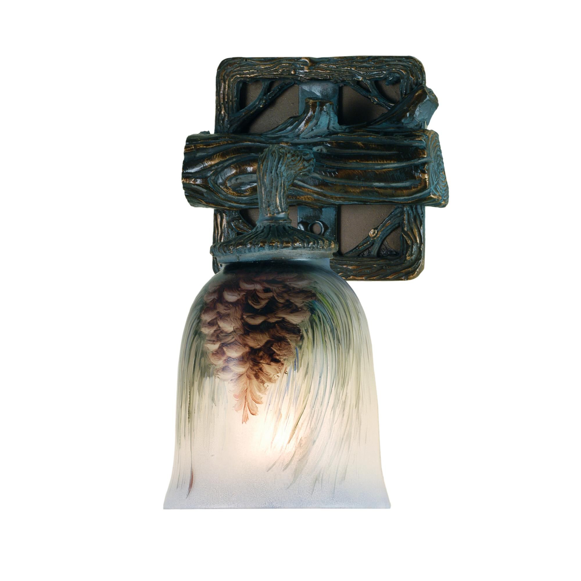 Northwoods Pinecone 9 Inch Wall Sconce,