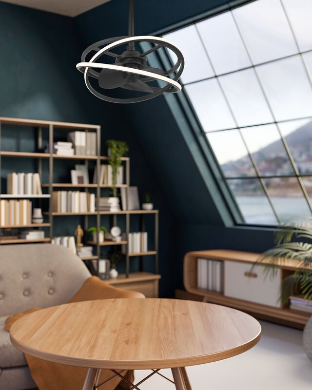 Cirro 20 Inch Chandelier Ceiling Fan with Light Kit by Hunter Fan