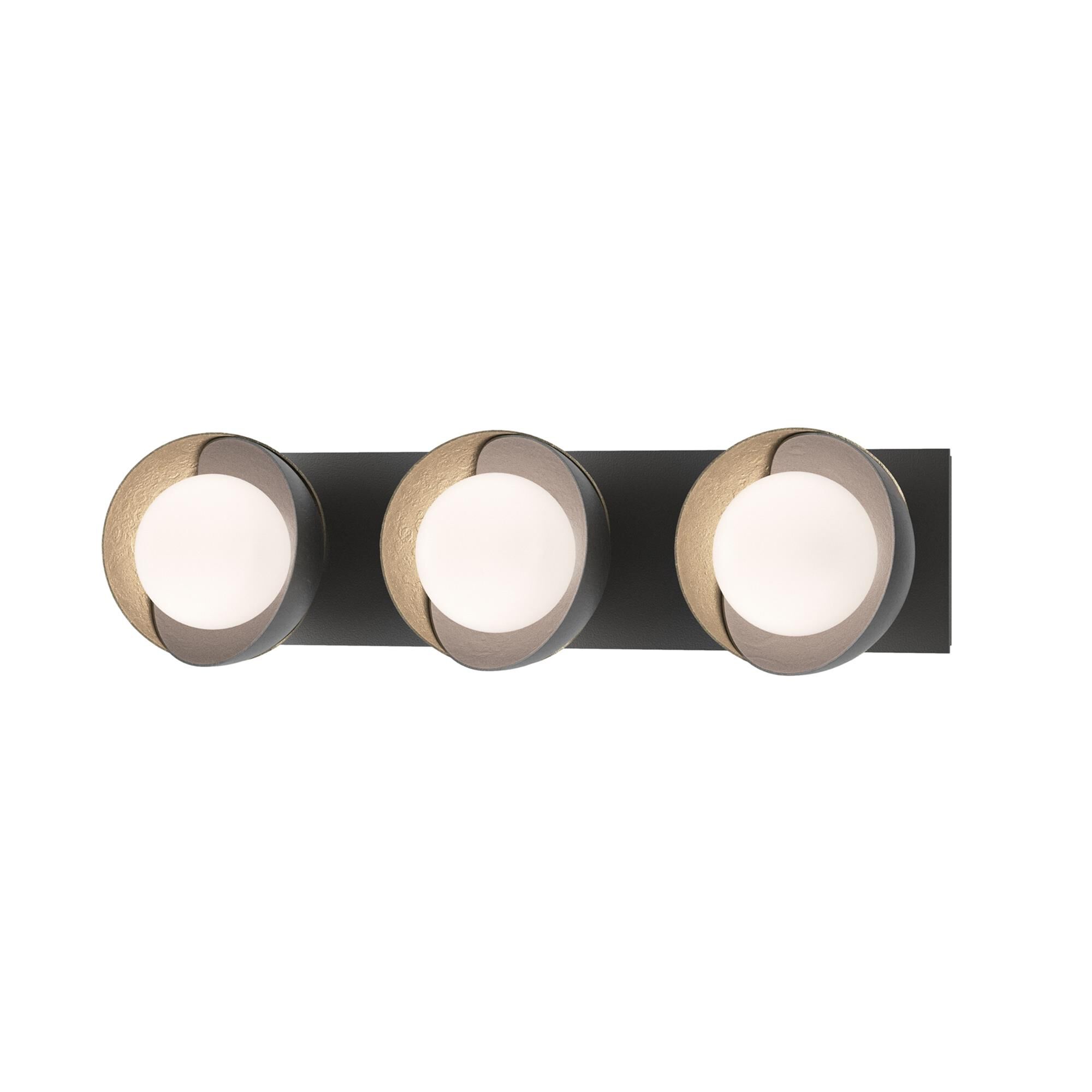 Shown in Black finish and Opal glass and Soft Gold (84) accent