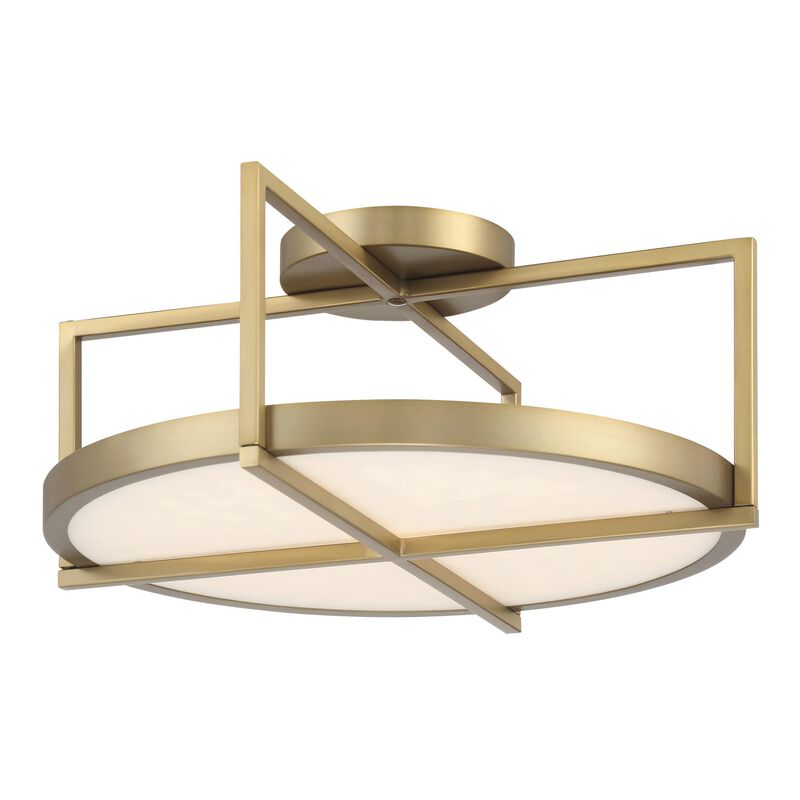 Boada 18 Inch Semi Flush Mount by Minka Lavery