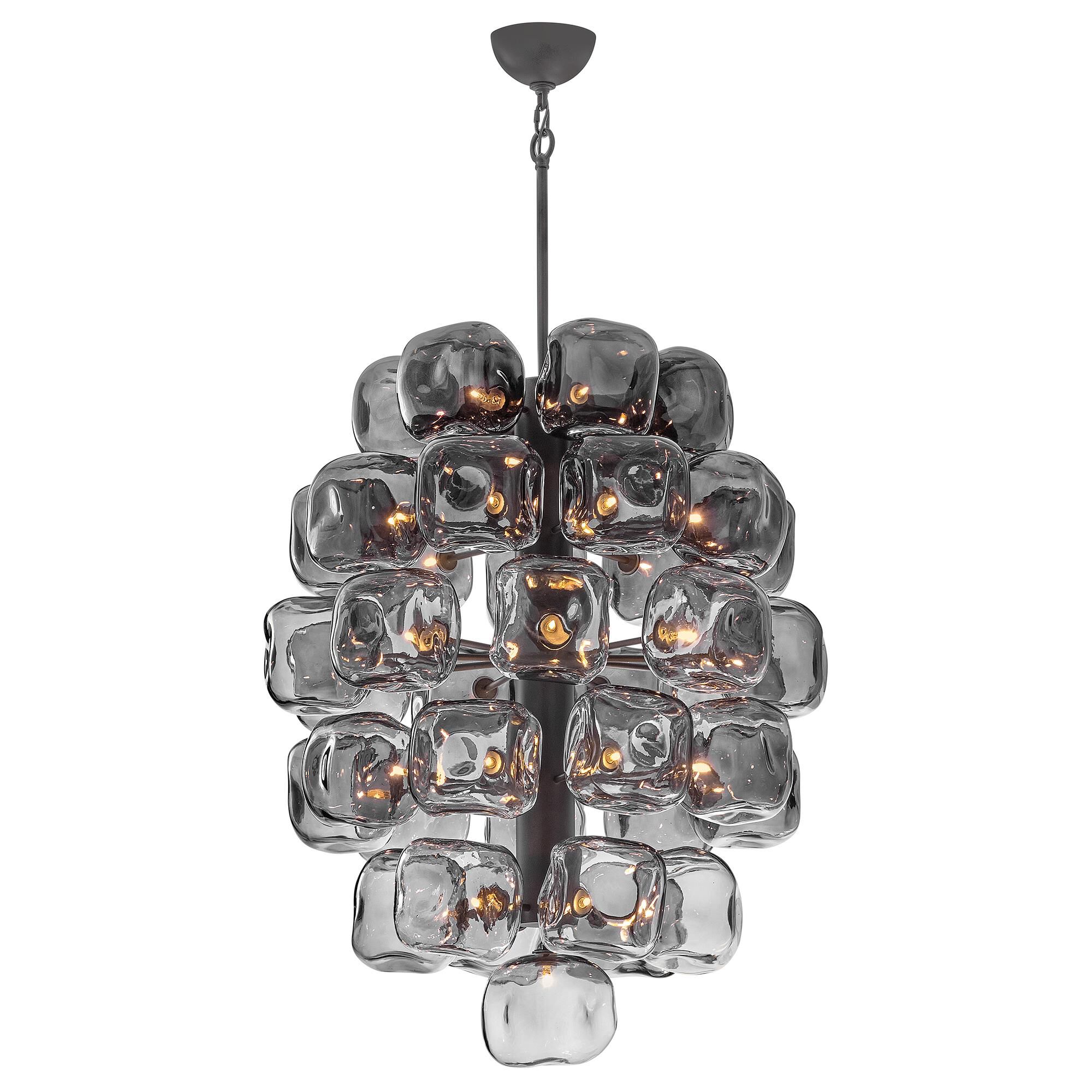 Shown in Brushed Graphite finish and Smoke glass