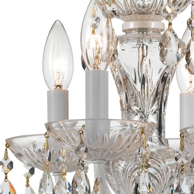 Traditional Crystal 11 Inch Chandelier by Crystorama