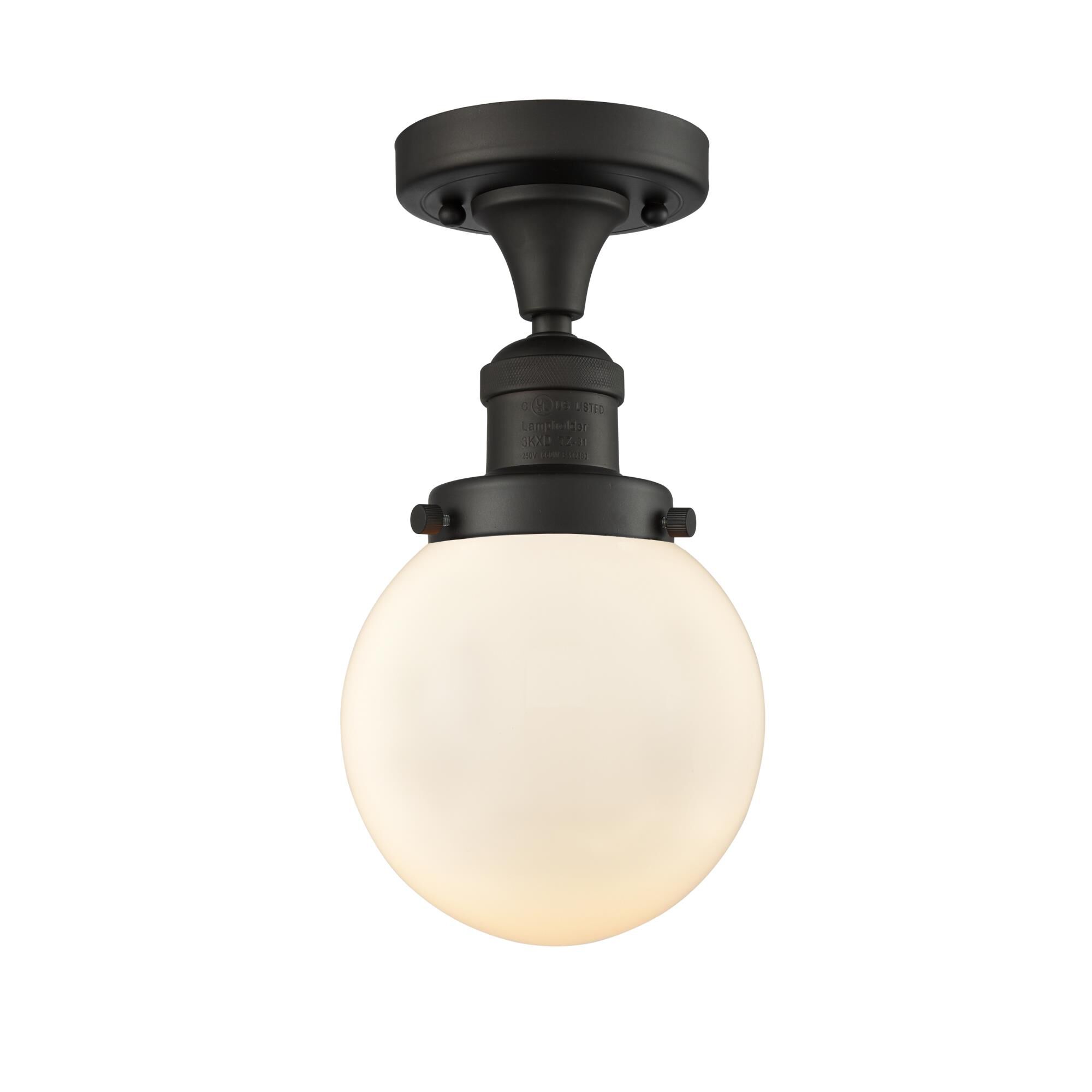 Bruno Marashlian Beacon 6 Inch 1 Light Semi Flush Mount by Innovations Lighting