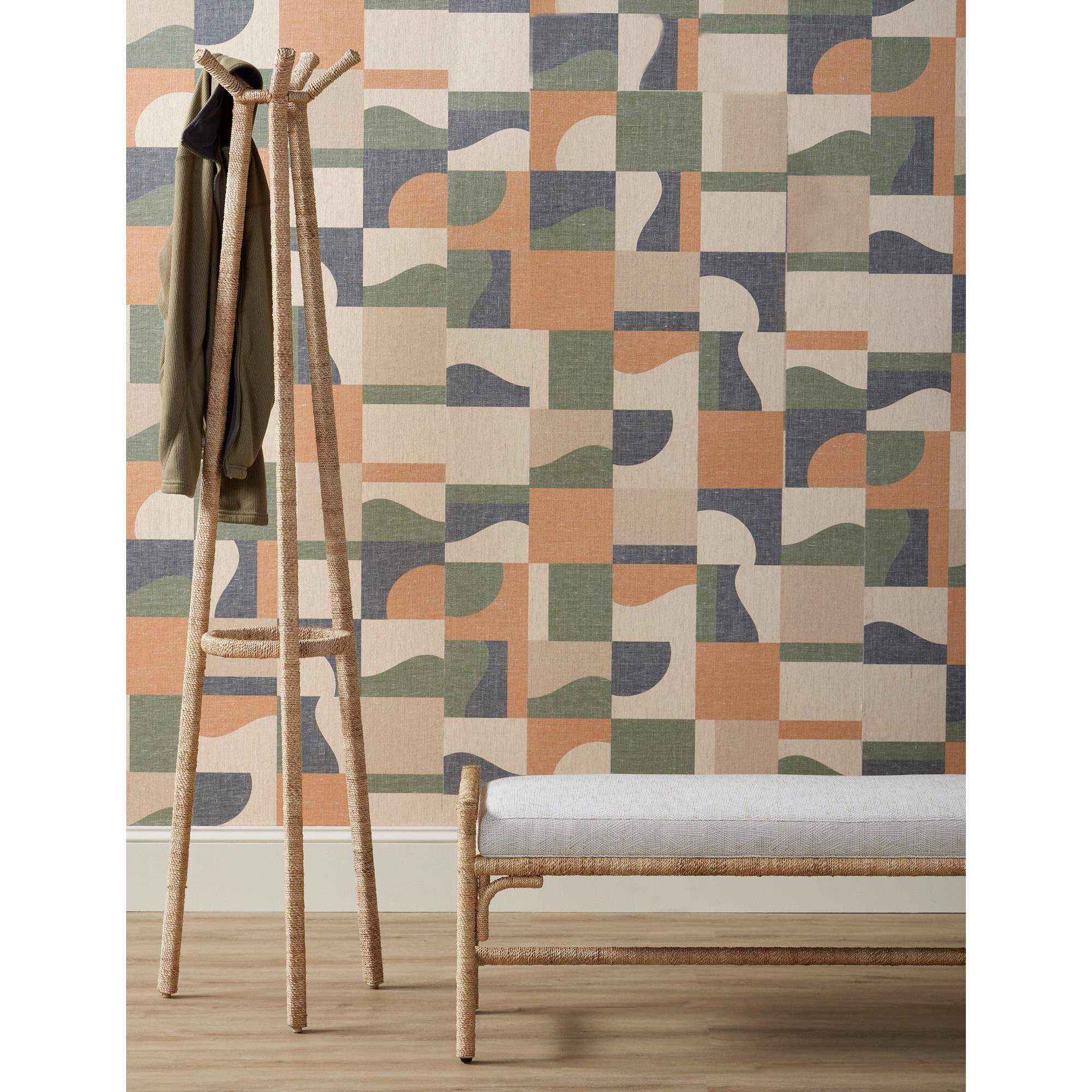 Shown in Natural with Rowann Pearl Fabric Cushion finish