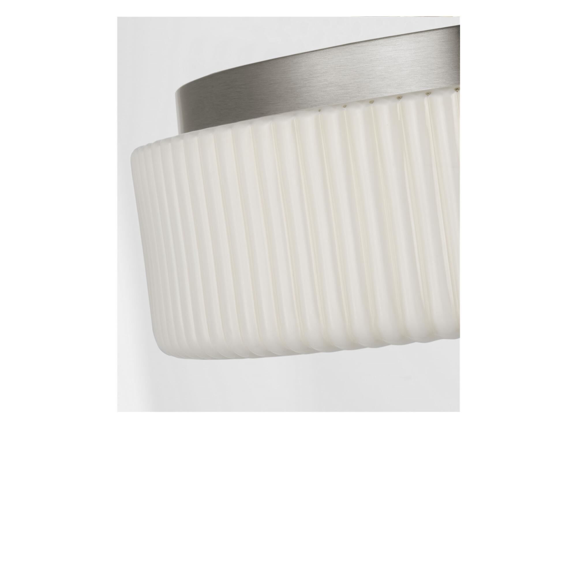 Shown in Brushed Nickel finish and Etched Opal glass