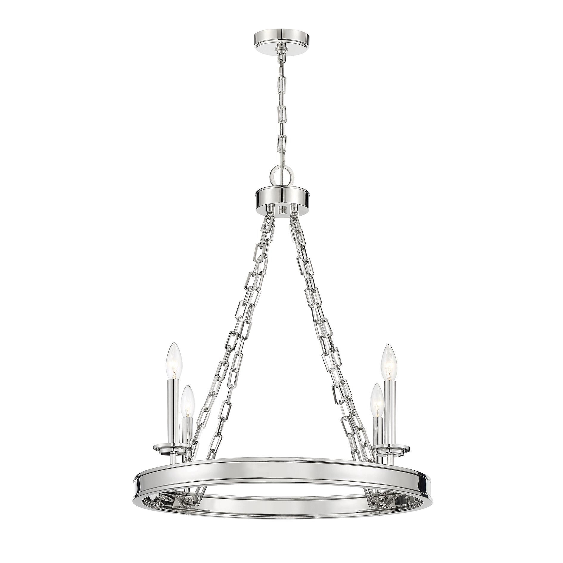 Seville 25 Inch 4 Light Chandelier by Savoy House