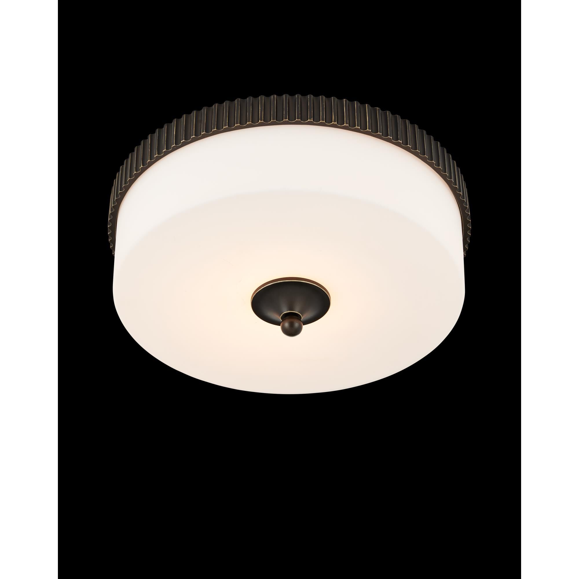 Barry Goralnick Bryce 16 Inch Flush Mount by Currey and Company