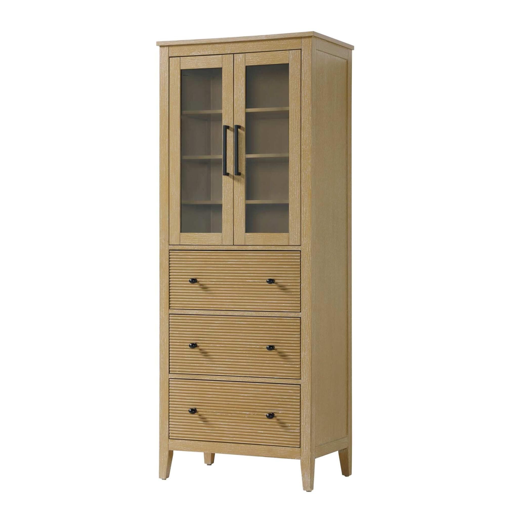 Shown in Linen Oak finish