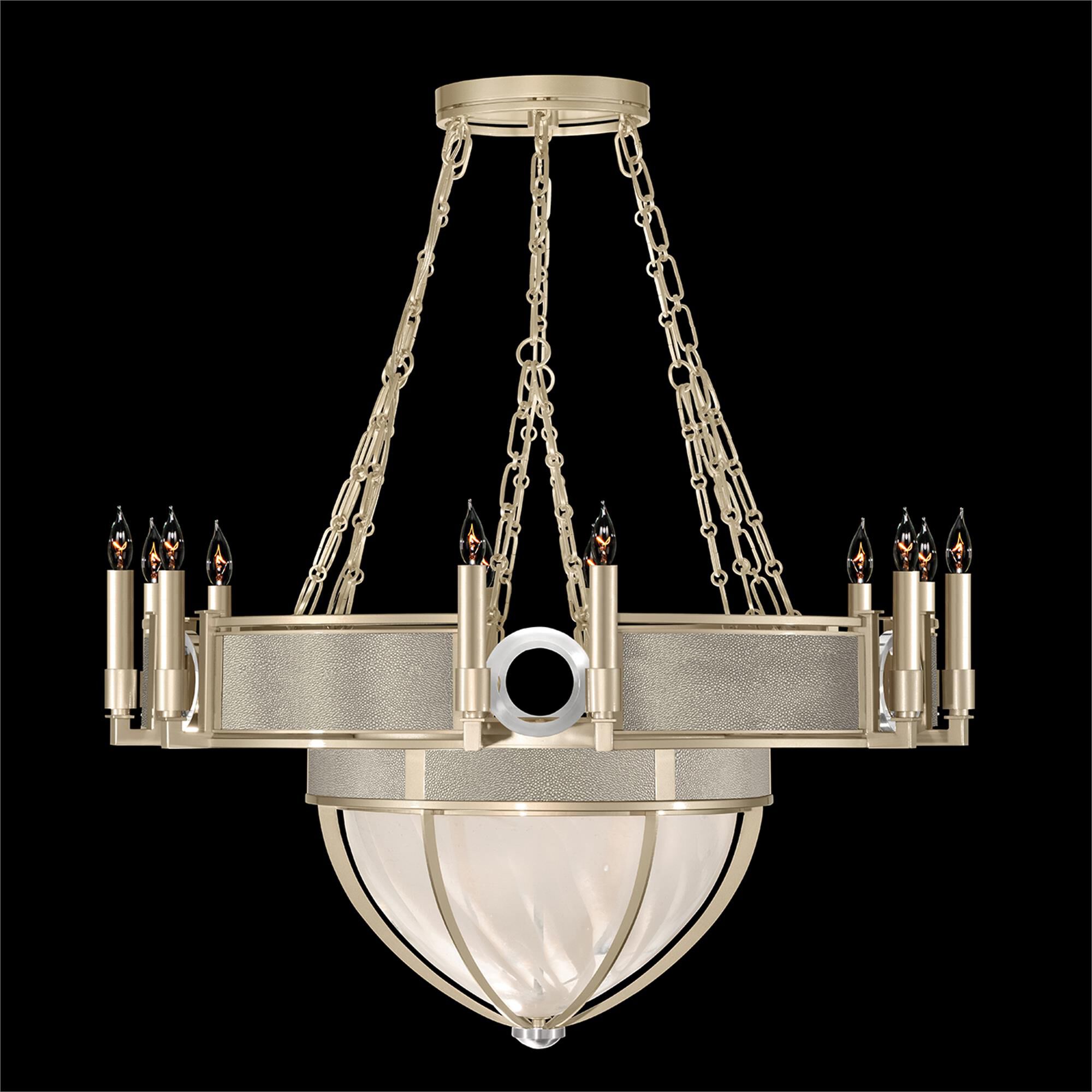 Shown in Champagne and Nickel  finish and Coco accent