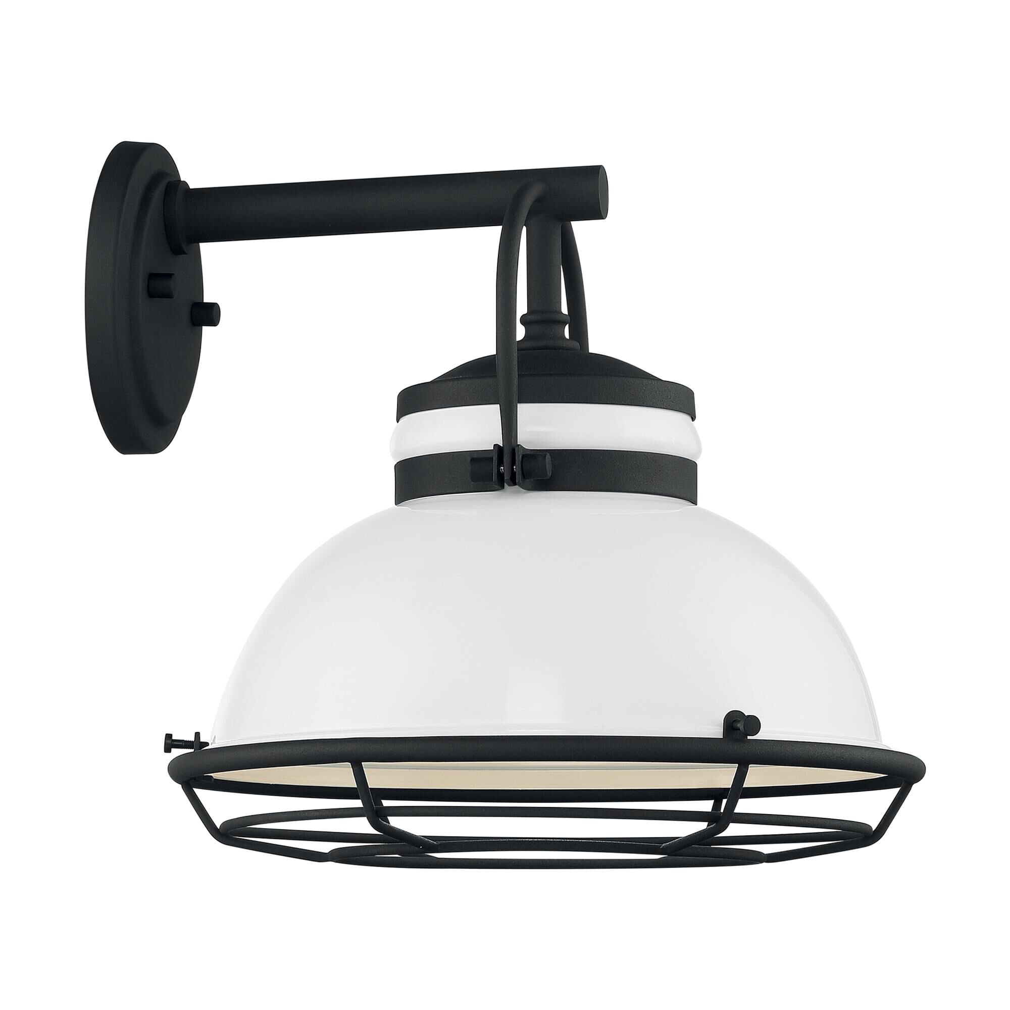 Shown in Gloss White - Textured Black finish