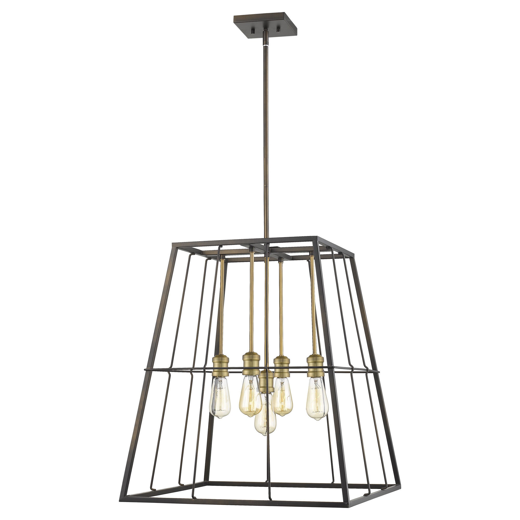 Shown in Oil-Rubbed Bronze finish and -- glass and -- shade