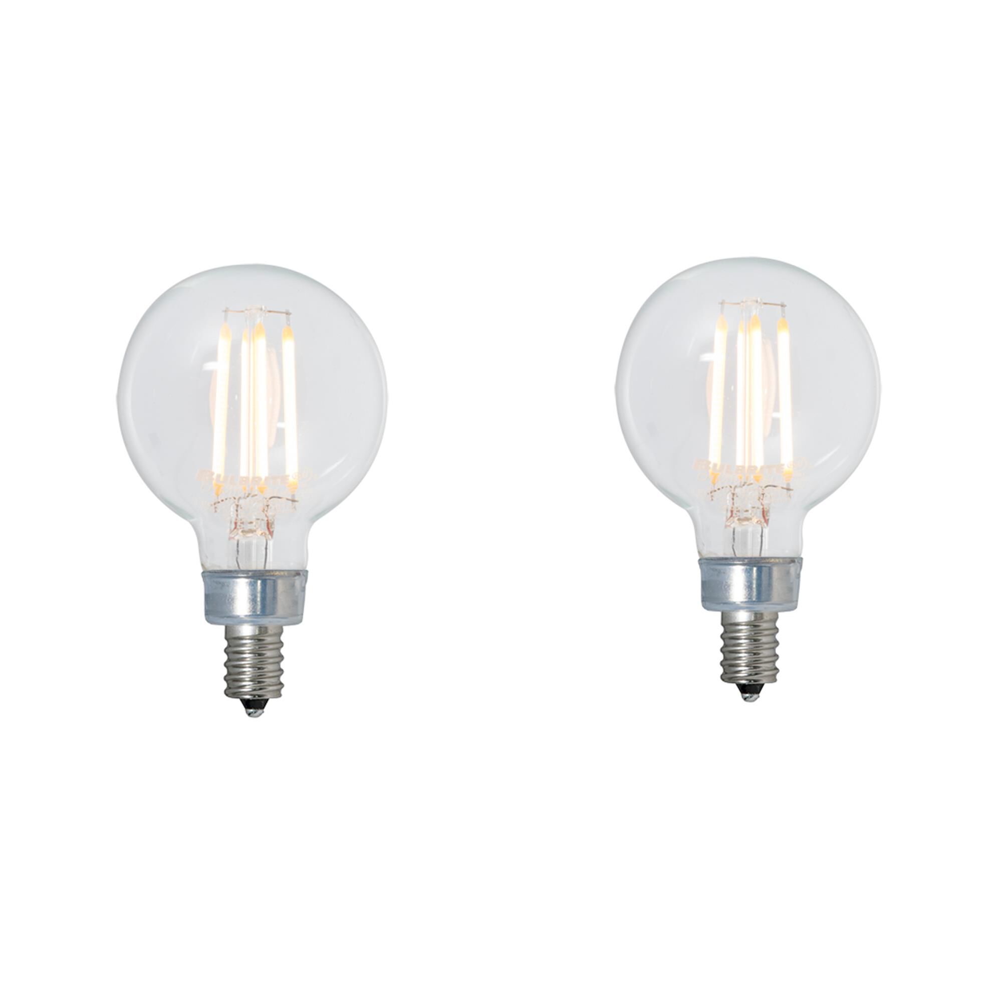 Dimmable 4.50 Watt 2700K G16 LED Light Bulb by Bulbrite