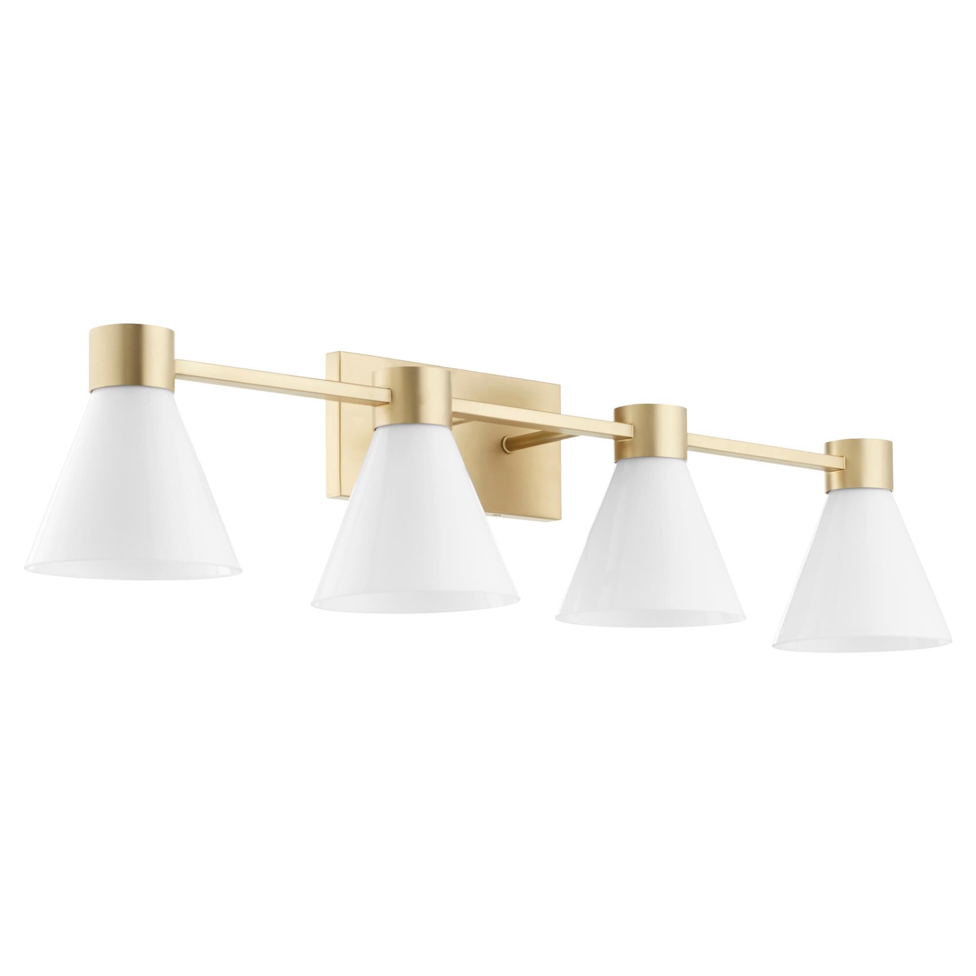 Shown in Aged Brass W/ Gloss Opal finish