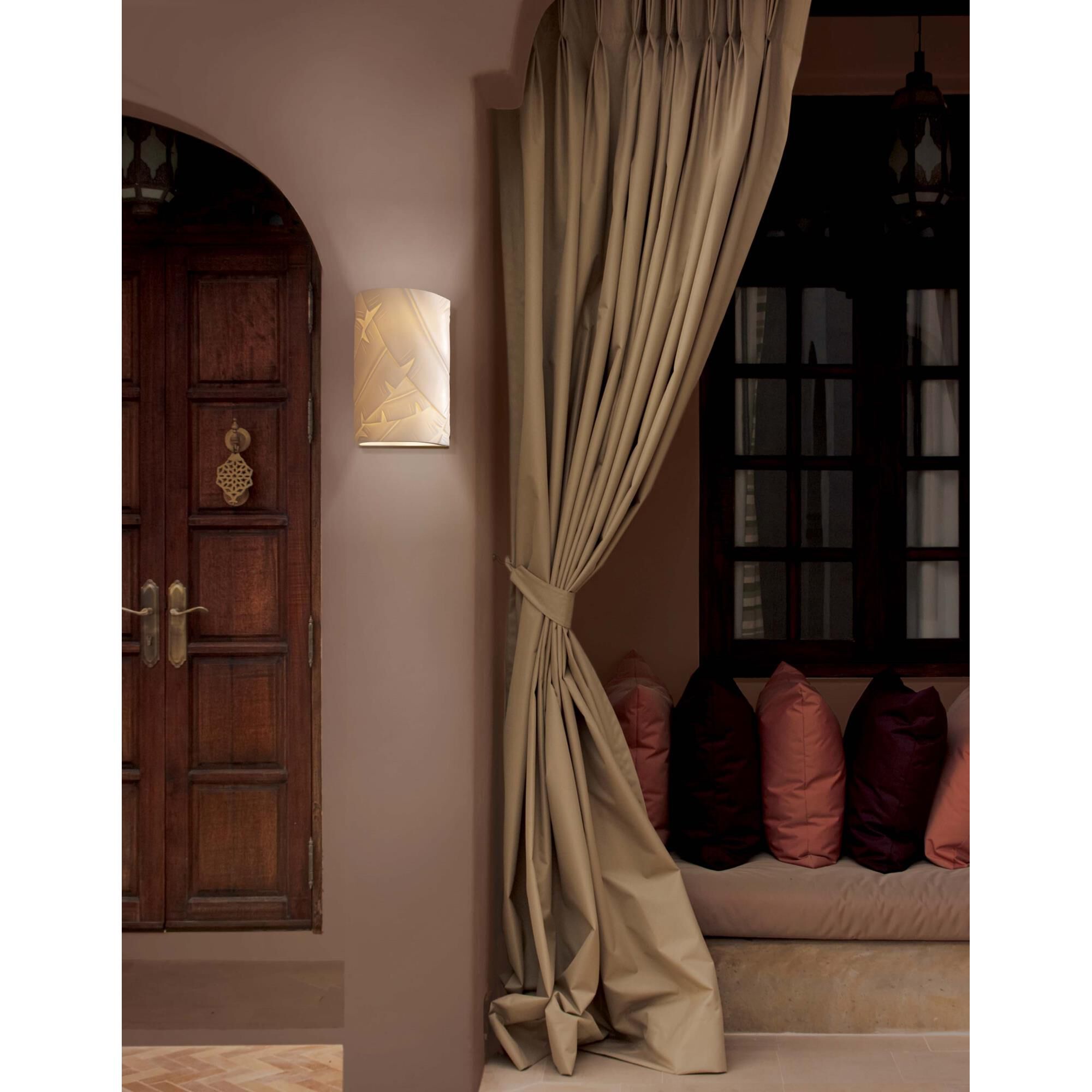 Porcelina 12 Inch Wall Sconce by Justice Design Group