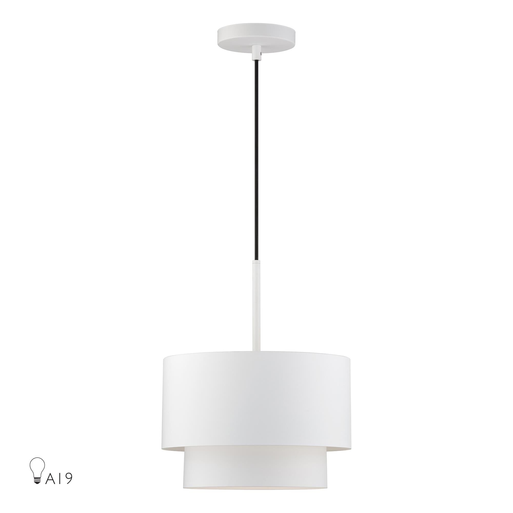Zolana 12 Inch Mini Pendant by Livex Lighting