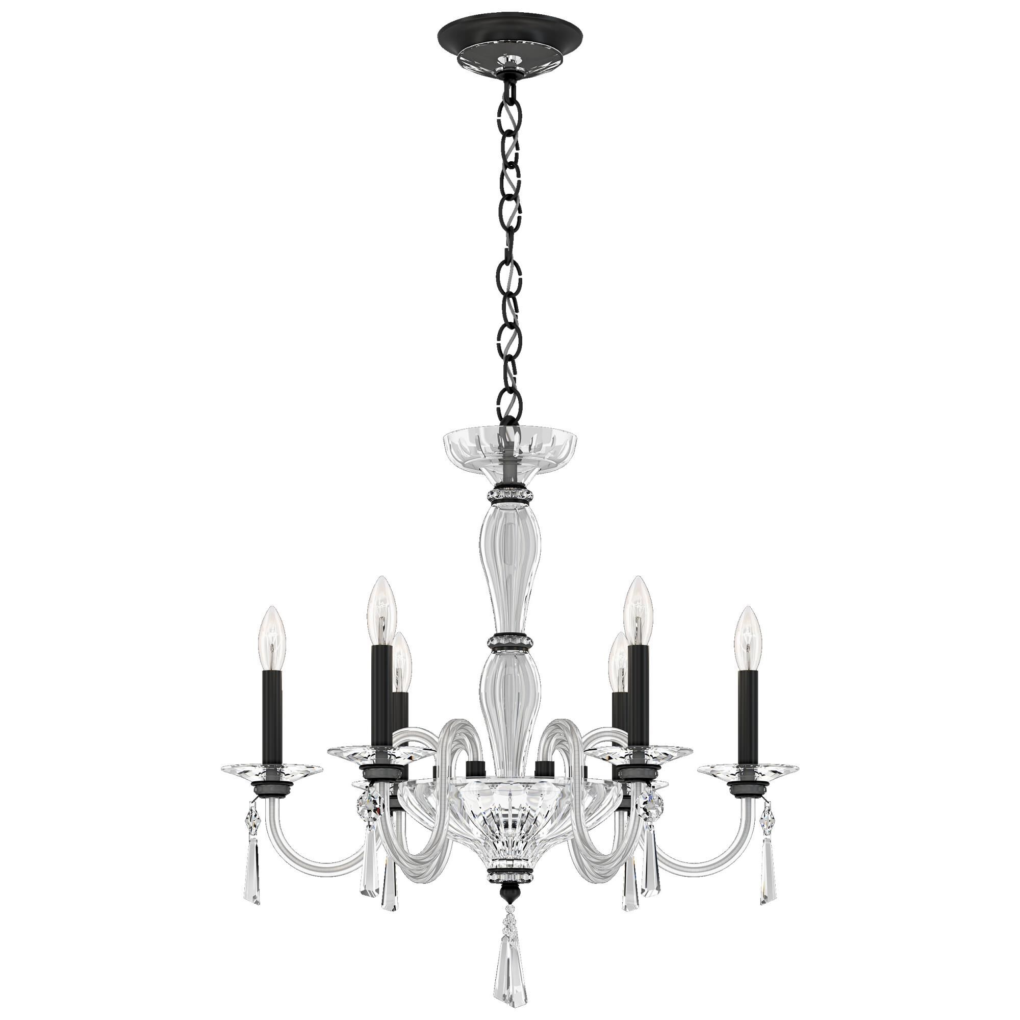 Savannah 24 Inch 6 Light Chandelier by Schonbek