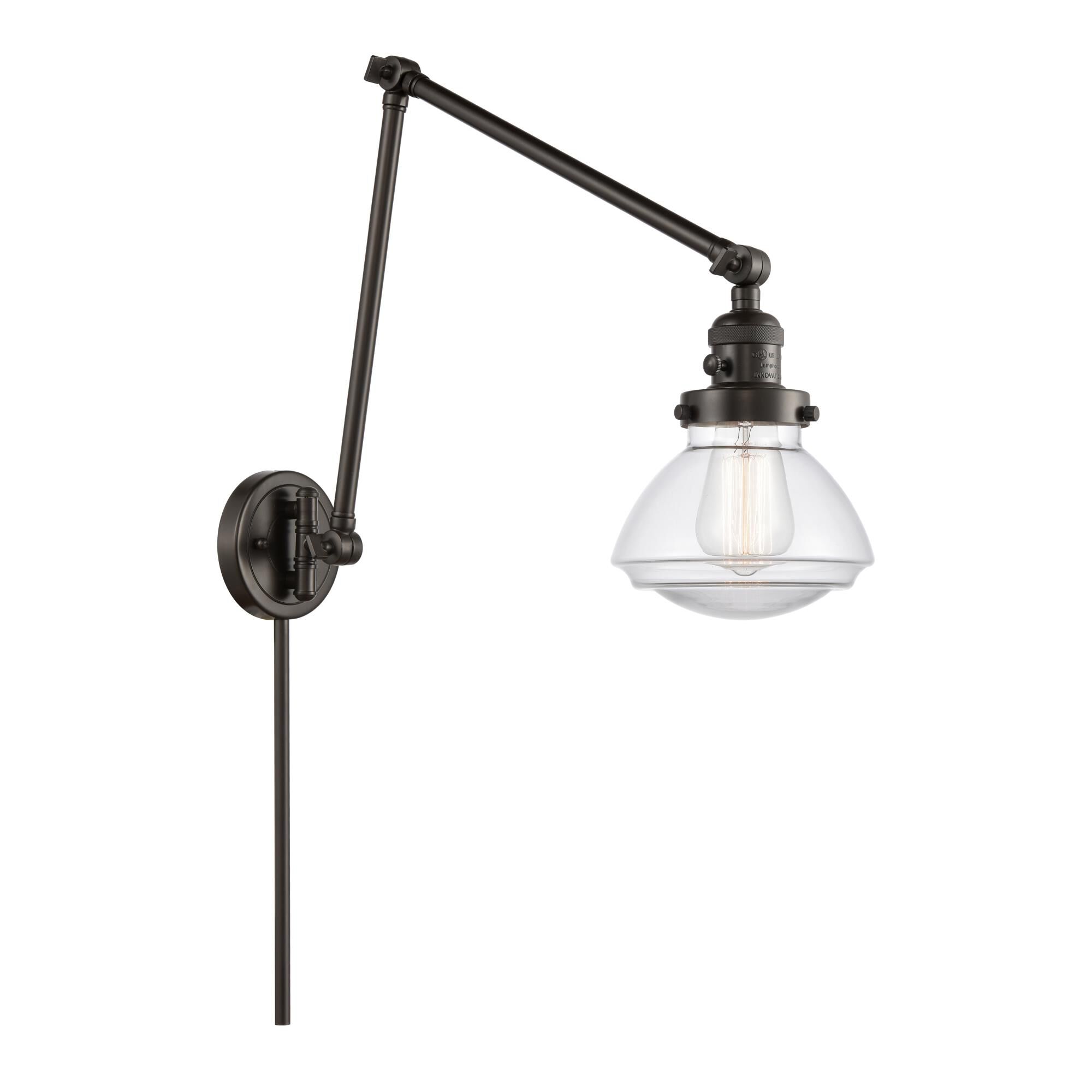Shown in Oil Rubbed Bronze finish and Bell glass and Glass shade