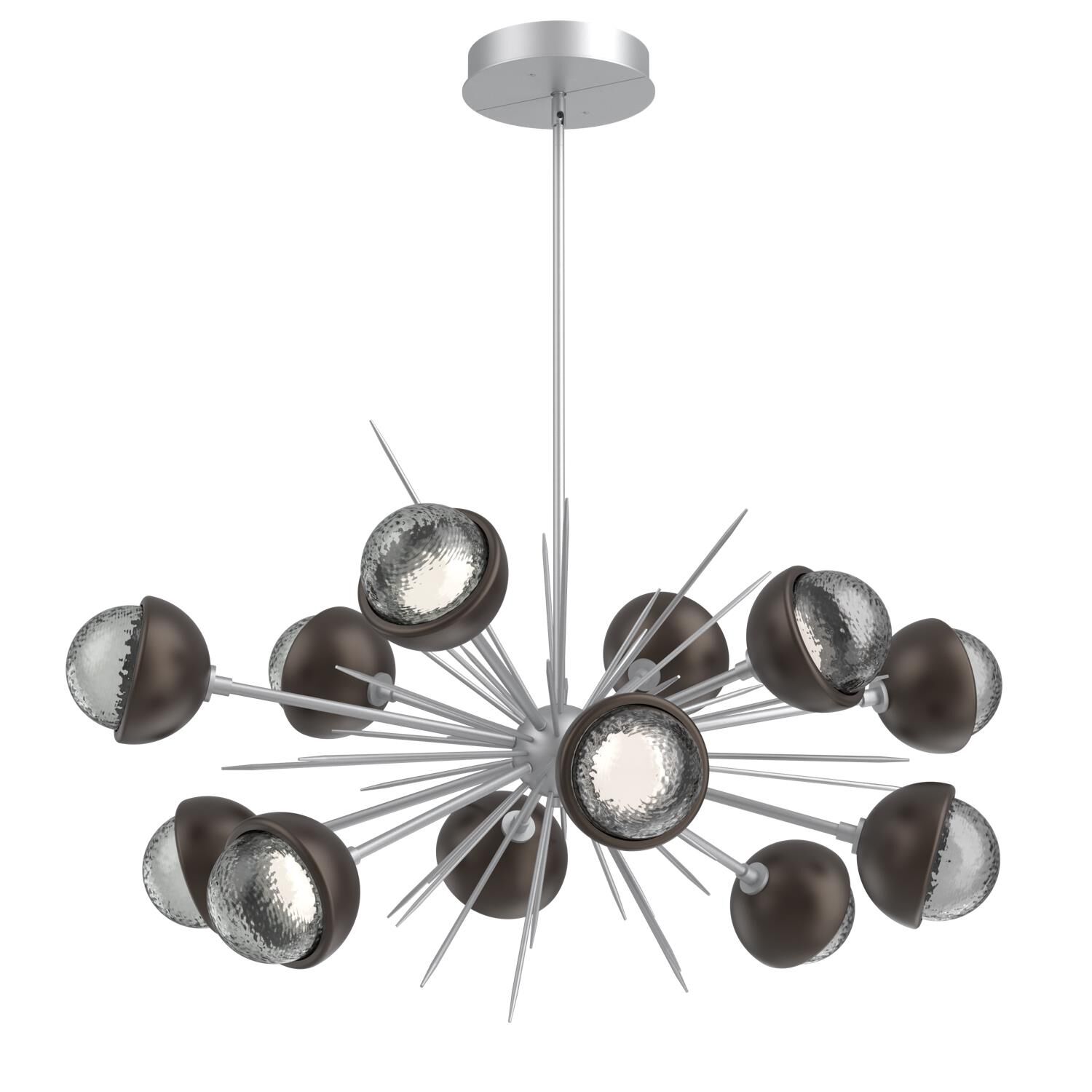Shown in Classic Silver finish and Smoke glass and Flat Bronze accent