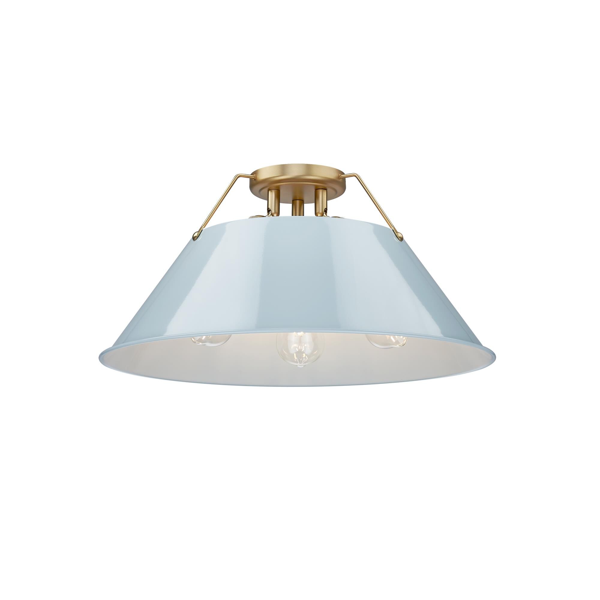Orwell 19 Inch Semi Flush Mount by Golden Lighting
