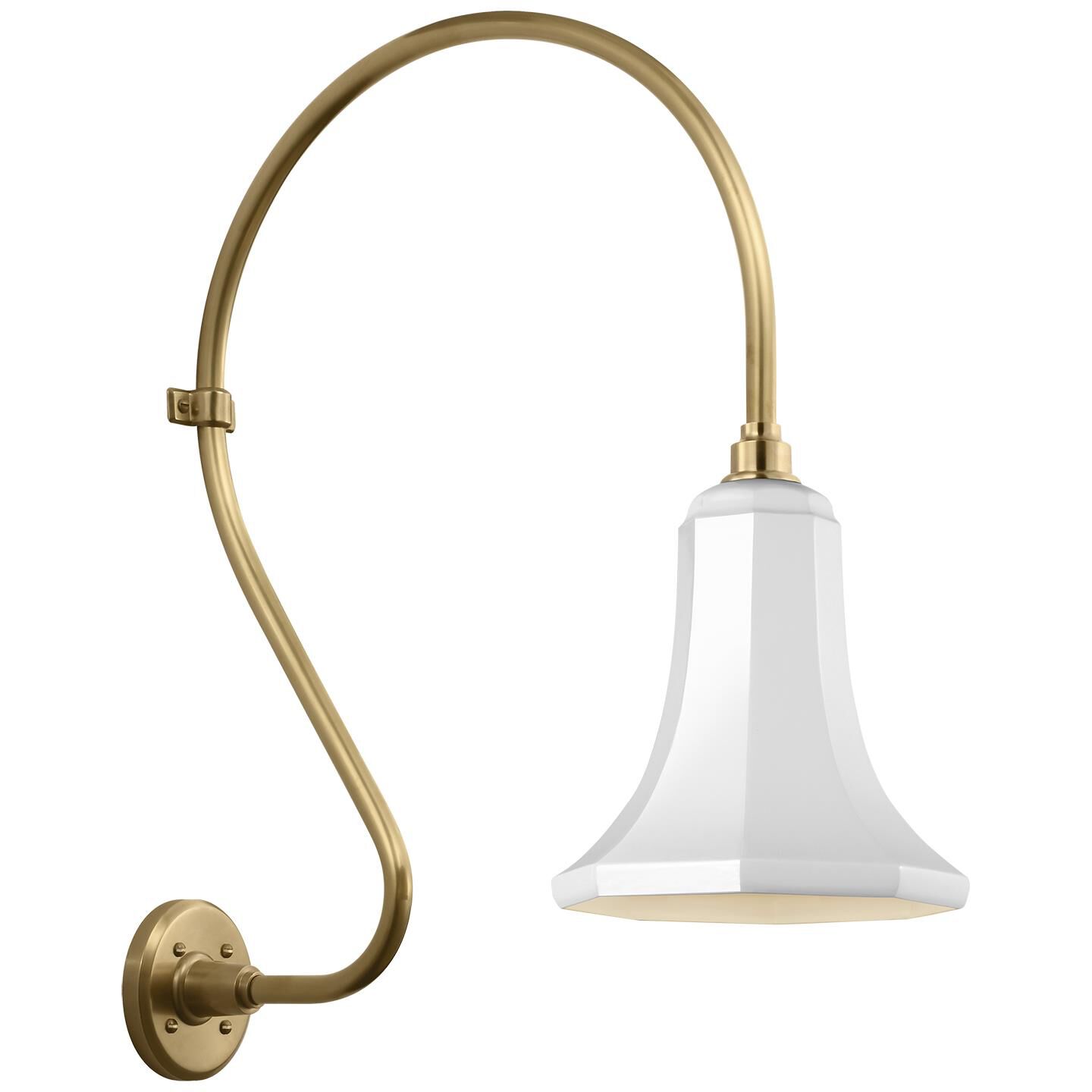 Thomas O'Brien Academy Barn Light 27 Inch Outdoor Wall Light by Visual Comfort Signature Collection