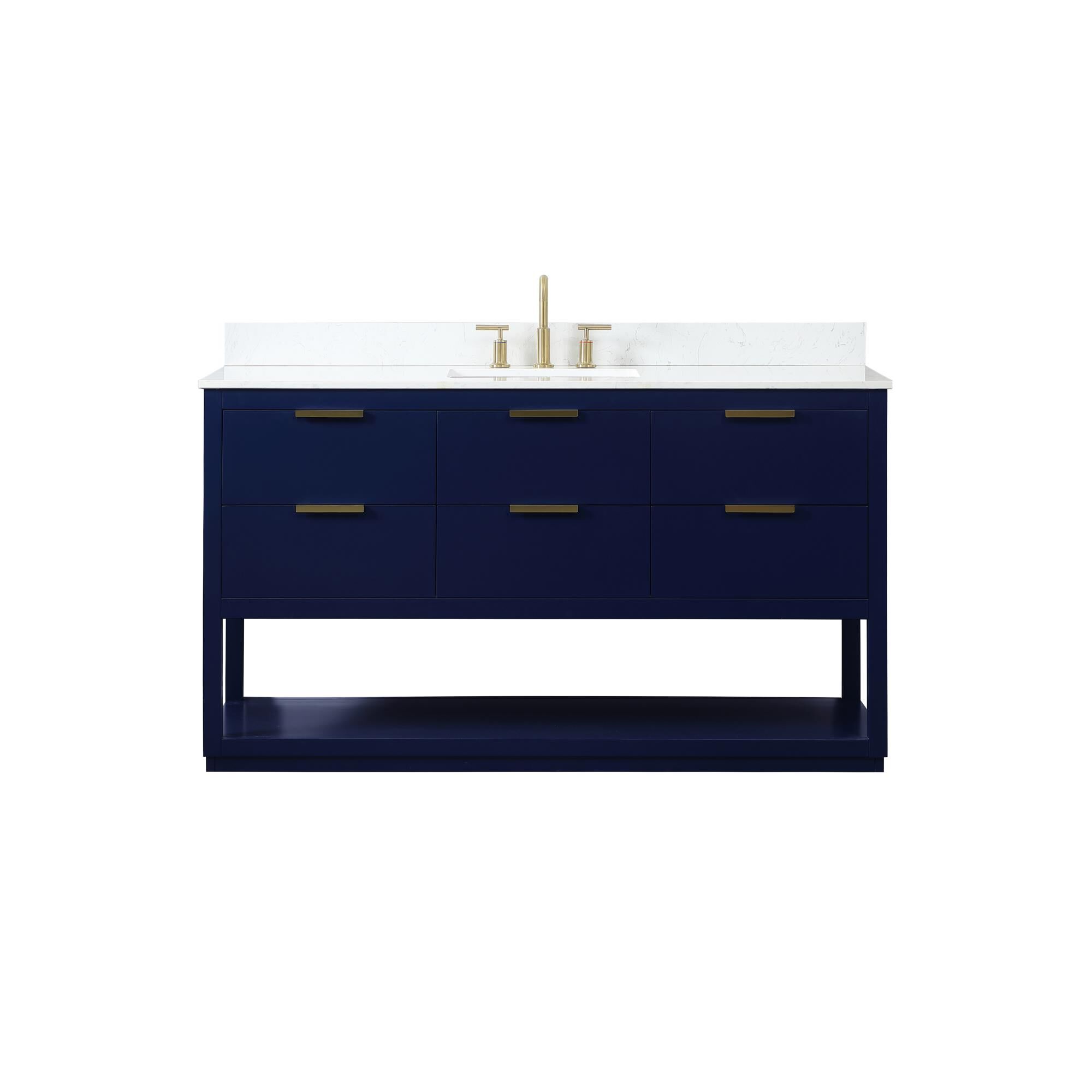 Larkin 60 Inch Bath Vanity by Elegant Decor