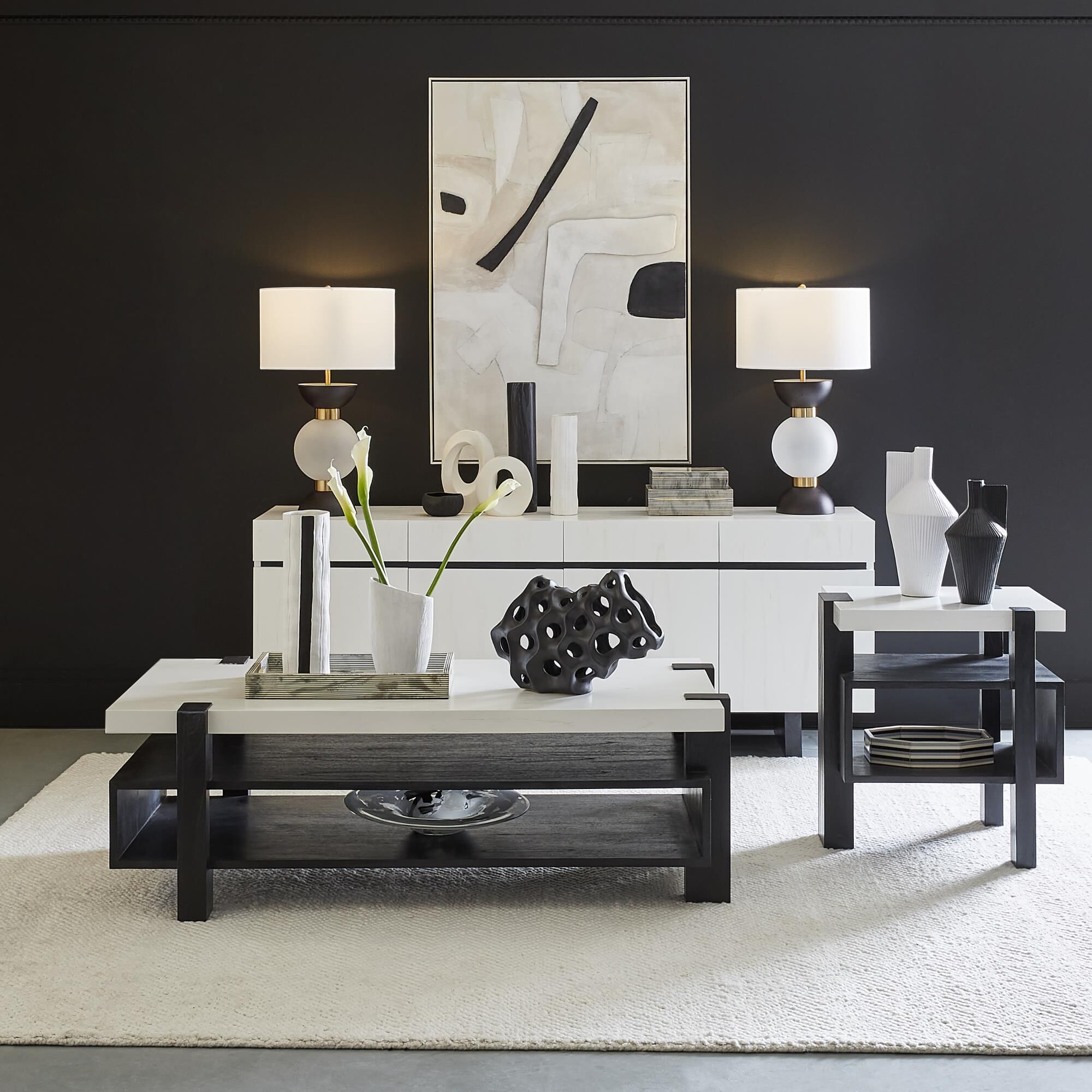 Shown in Black finish