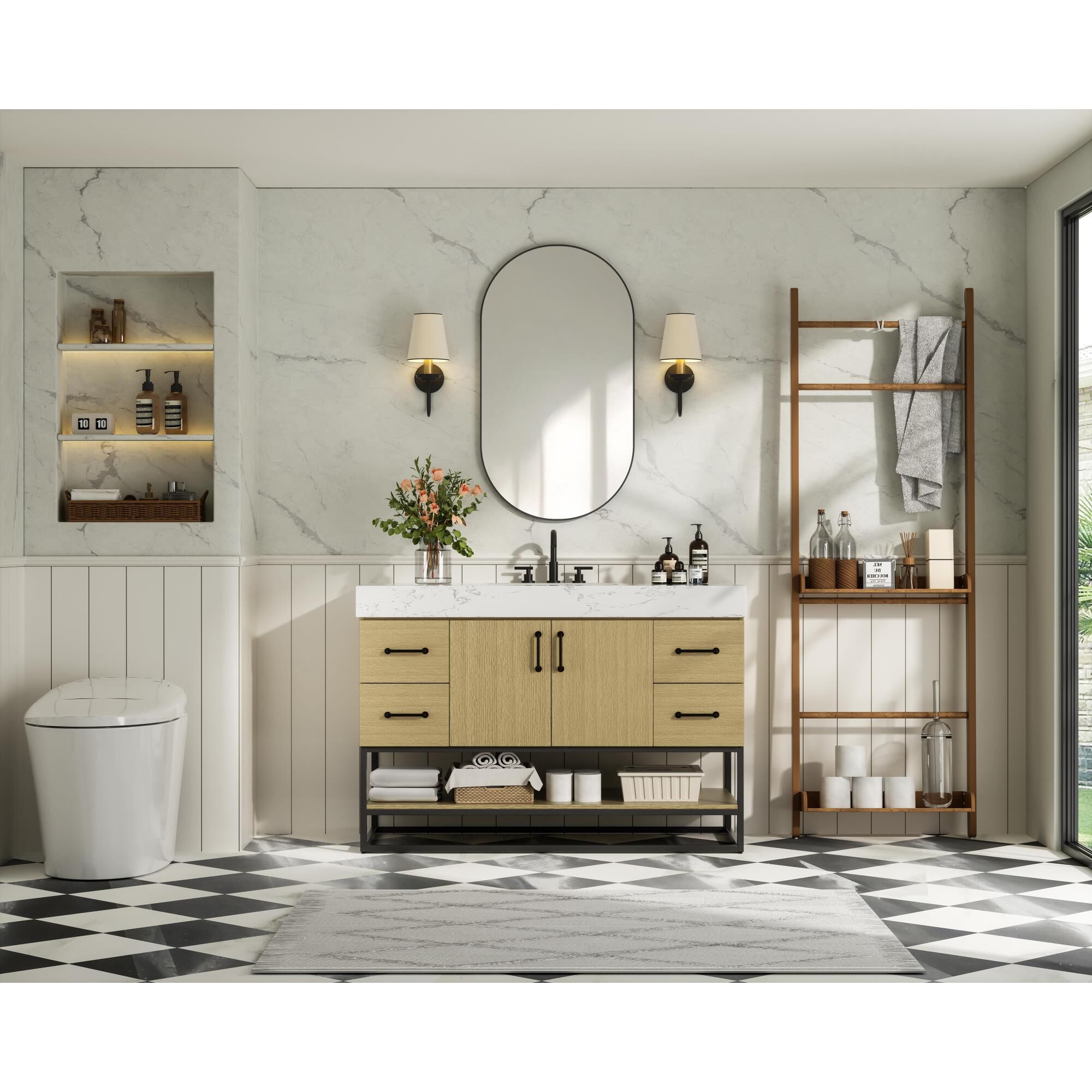 Shown in Honey Brown finish