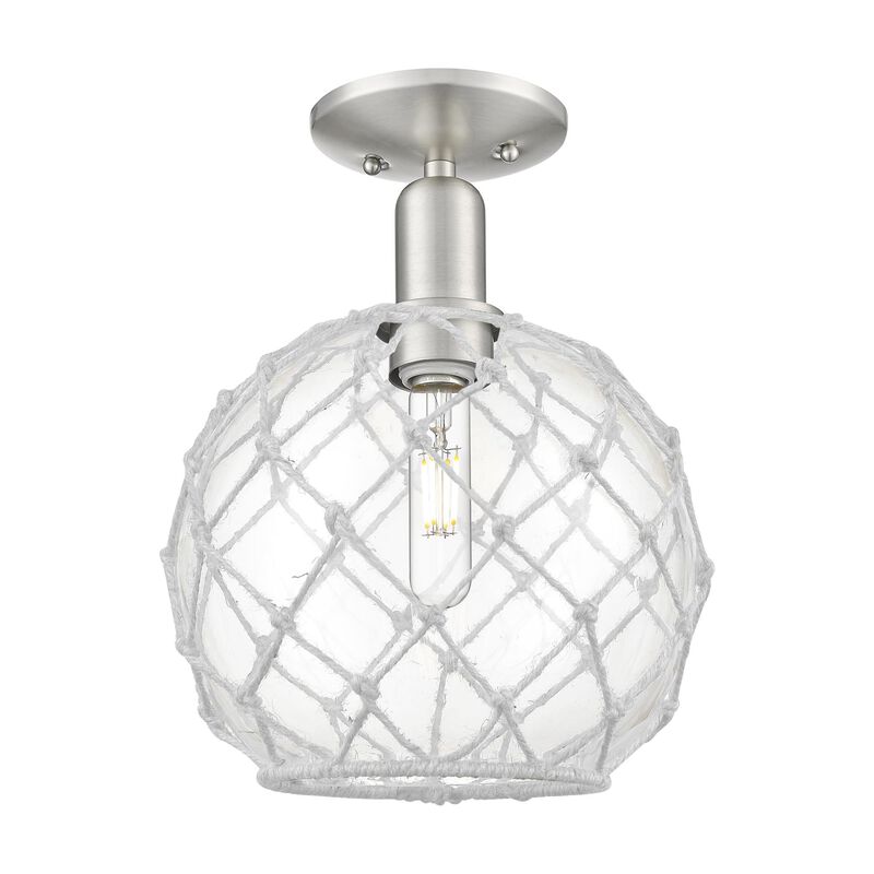 Bruno Marashlian Farmhouse Rope 10 Inch Semi Flush Mount by Innovations Lighting
