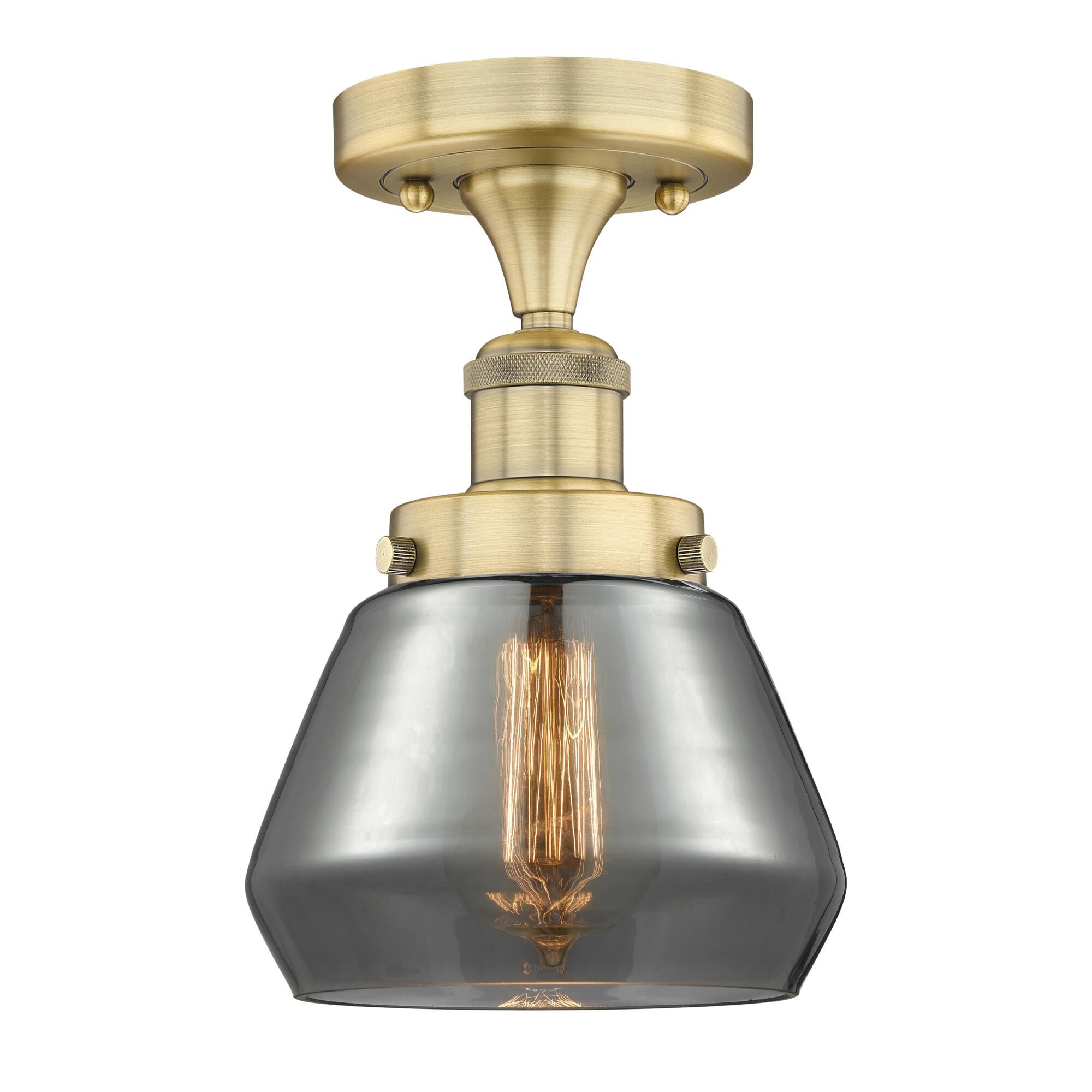 Bruno Marashlian Fulton 6 Inch 1 Light Semi Flush Mount by Innovations Lighting