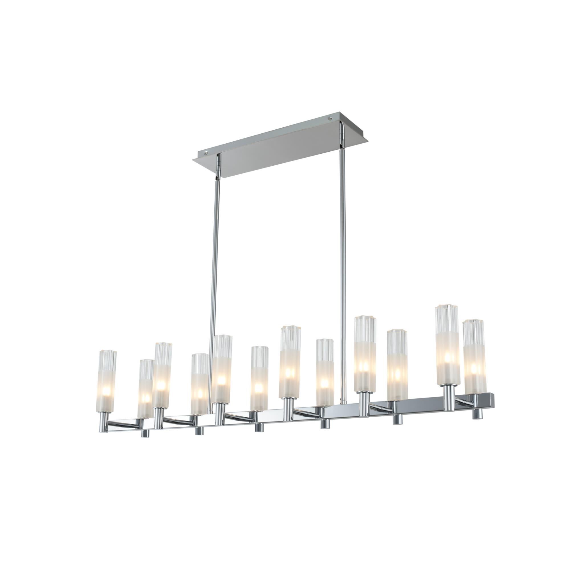 Lorne 42 Inch 12 Light LED Linear Suspension Light by Kalco Lighting