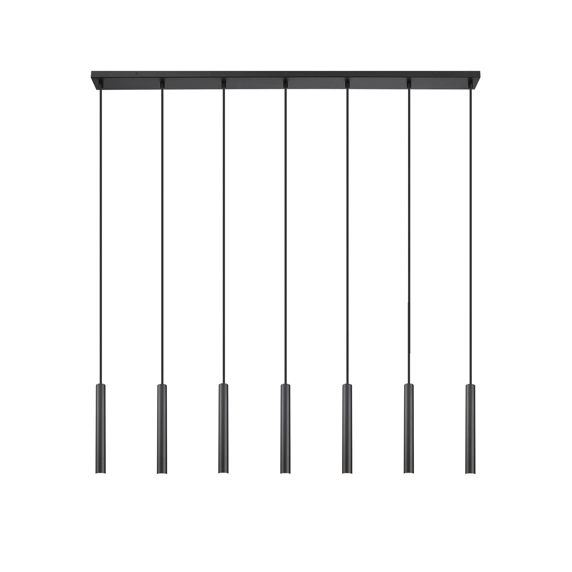 Shown in Matte Black finish and Matte Black glass and Matte Black shade