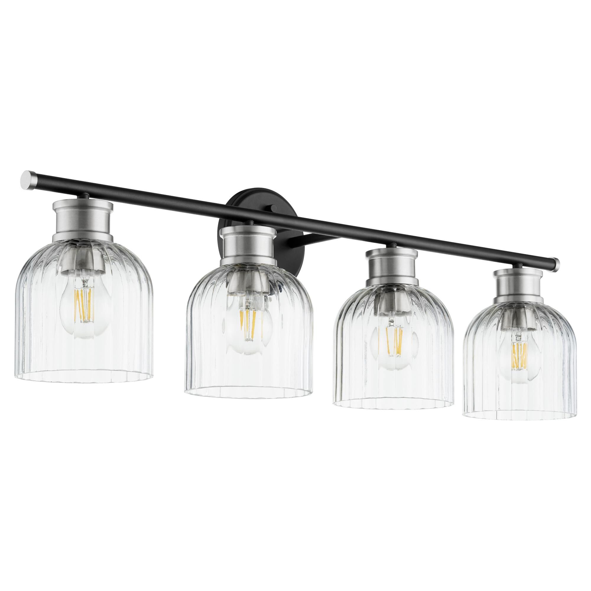 Shown in Noir W/ Satin Nickel finish