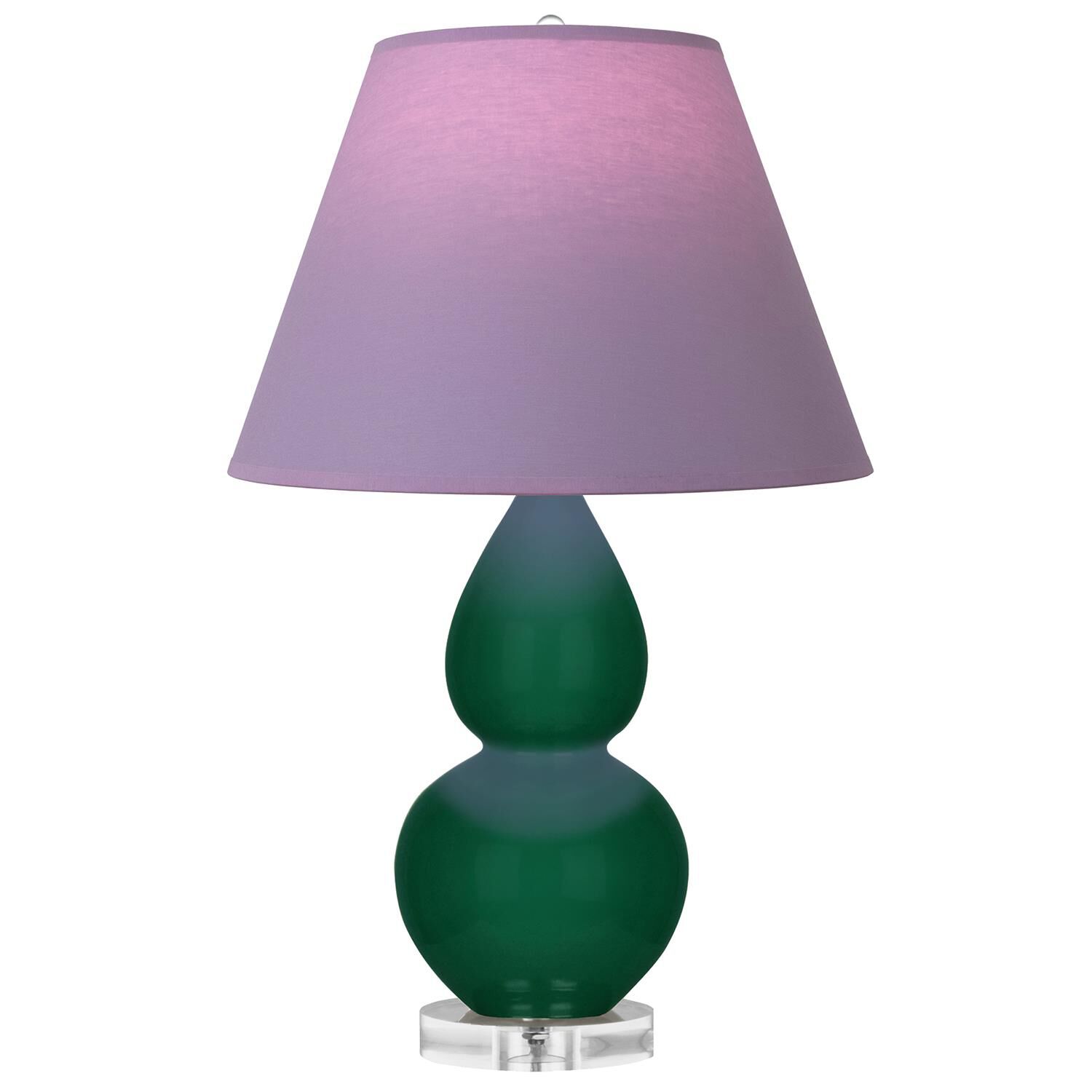 Shown in Jungle finish and Lavender and Plum shade and Lucite accent