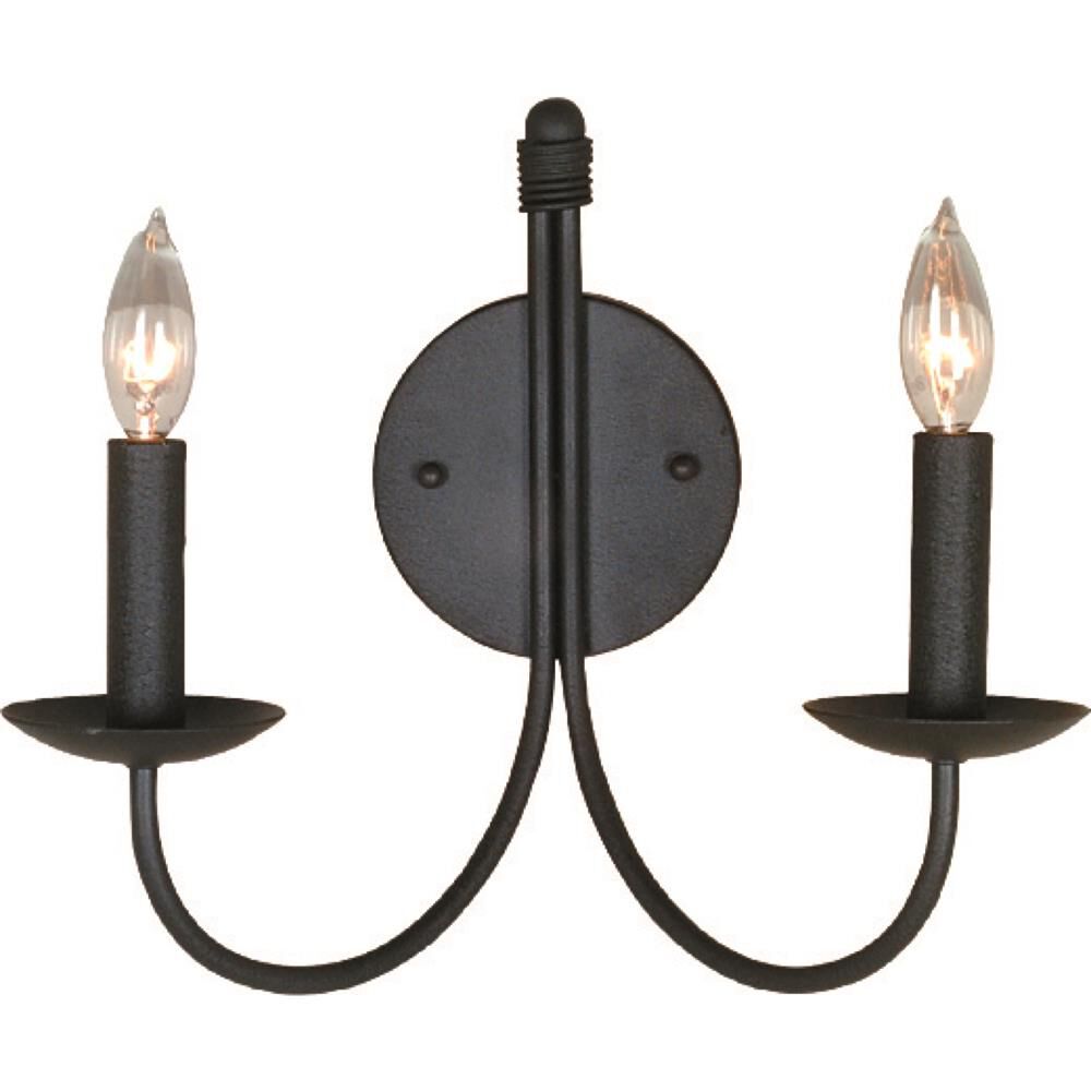 Wrought Iron 14 Inch Wall Sconce by Artcraft